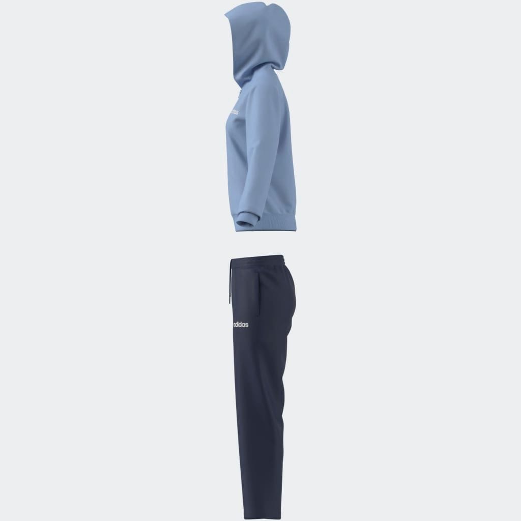 adidas Sportswear Trainingsanzug »W LINEAR TS«, (2 tlg.), Trainingsjacke mit Kapuze, Tracksuit