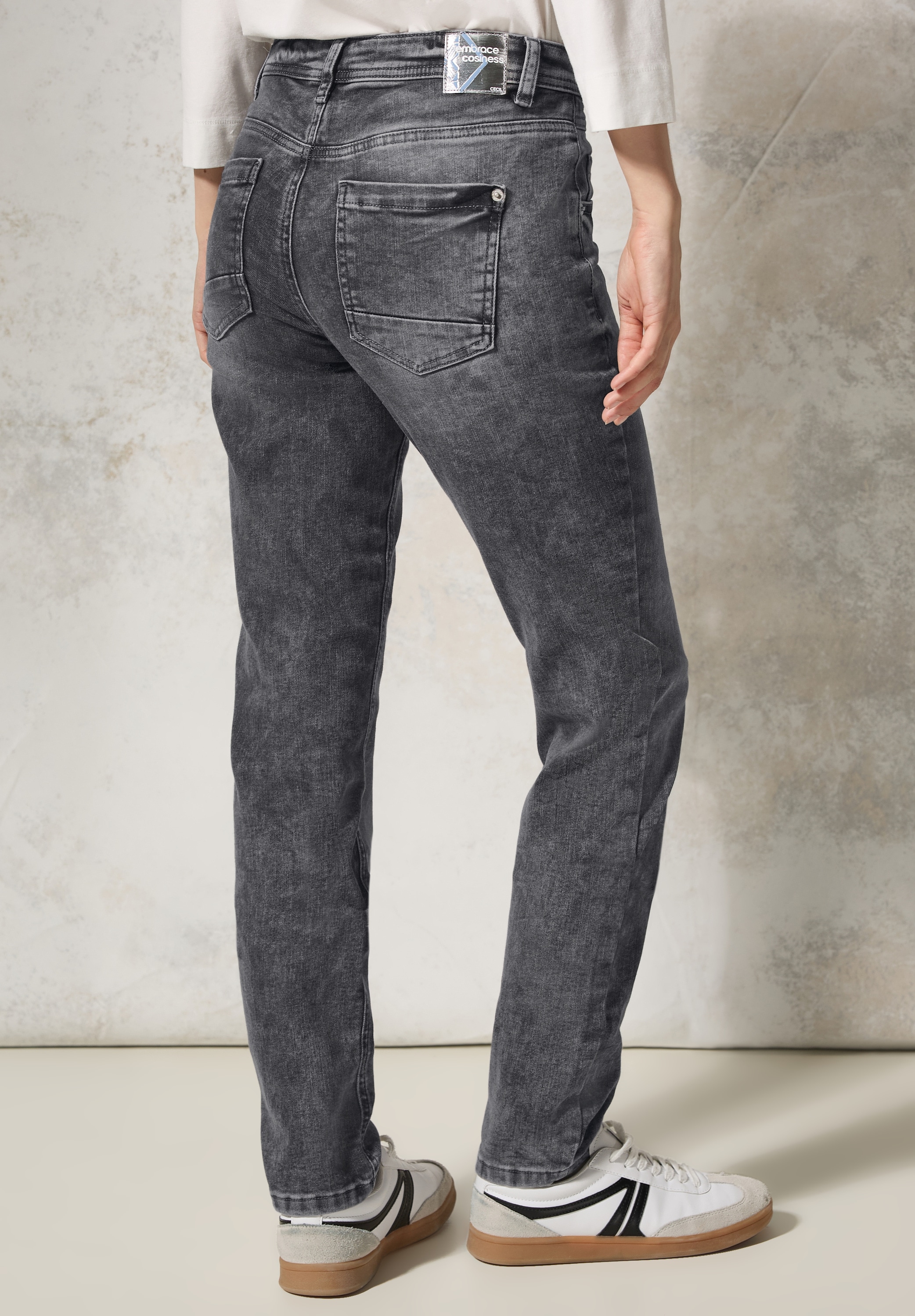 Cecil Comfort-fit-Jeans, Middle Waist