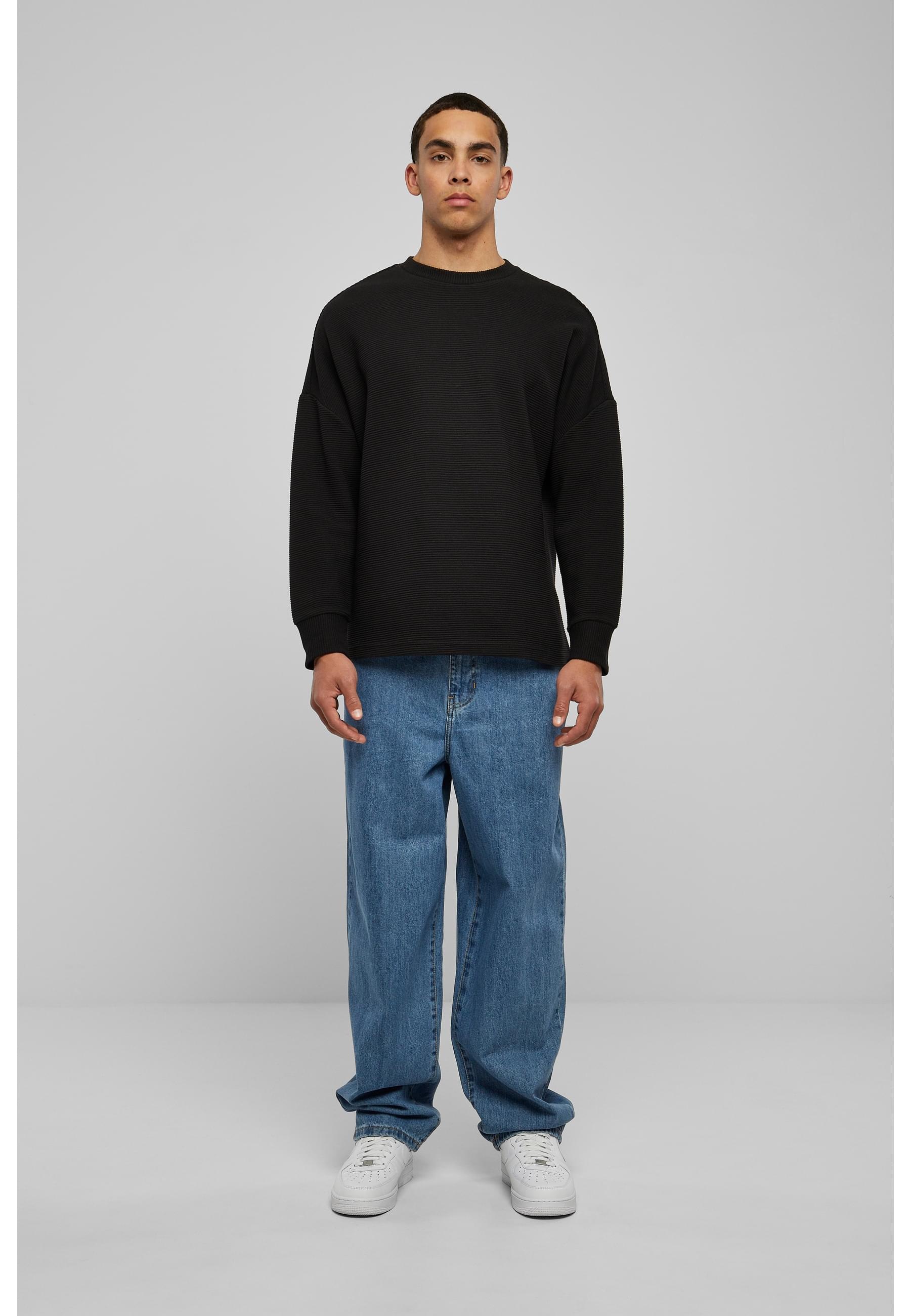 URBAN CLASSICS Rundhalspullover »Urban Classics Herren Cut On Sleeve Naps Interlock Crew«, (1 tlg.)