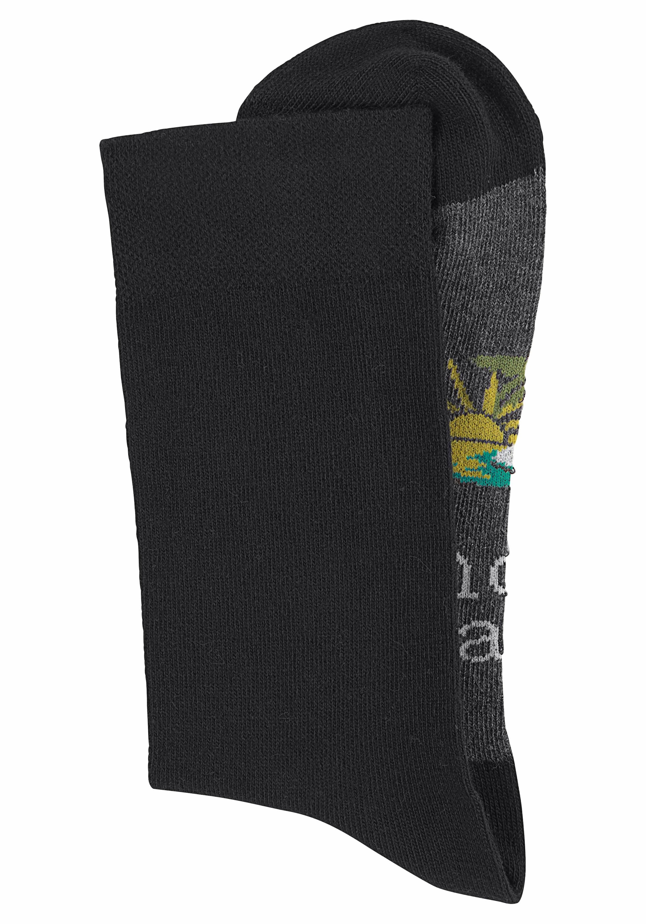 H.I.S Socken, (3 Paar), mit Bier Print