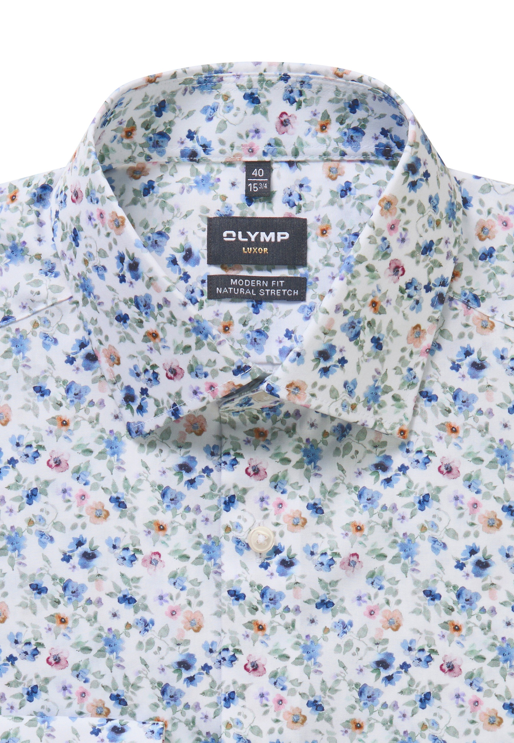 OLYMP Businesshemd »OLYMP Luxor, modern fit, New Kent mit extra langem Arm«