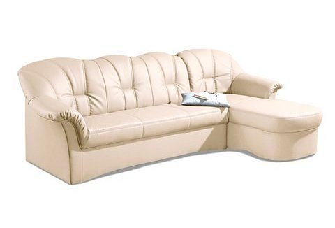 DOMO collection Ecksofa Papenburg L-Form, in großer Farbvielfalt, wahlweise mit Bettfunktion