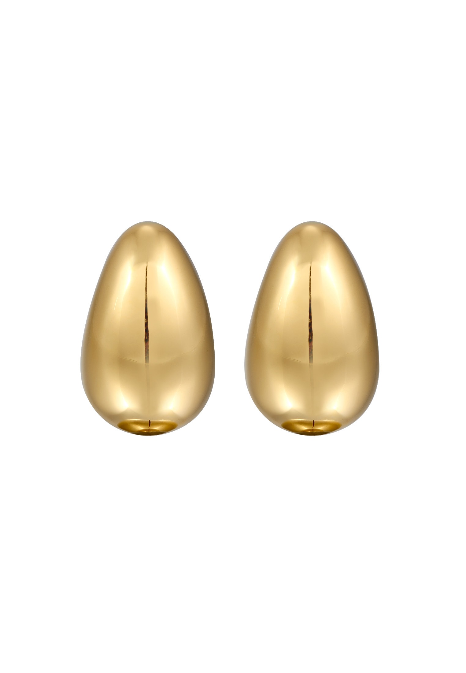 Elli Premium Paar Ohrstecker »Ohrringe Ohrstecker Tropfenform Bauchig Modern 925 Silber«