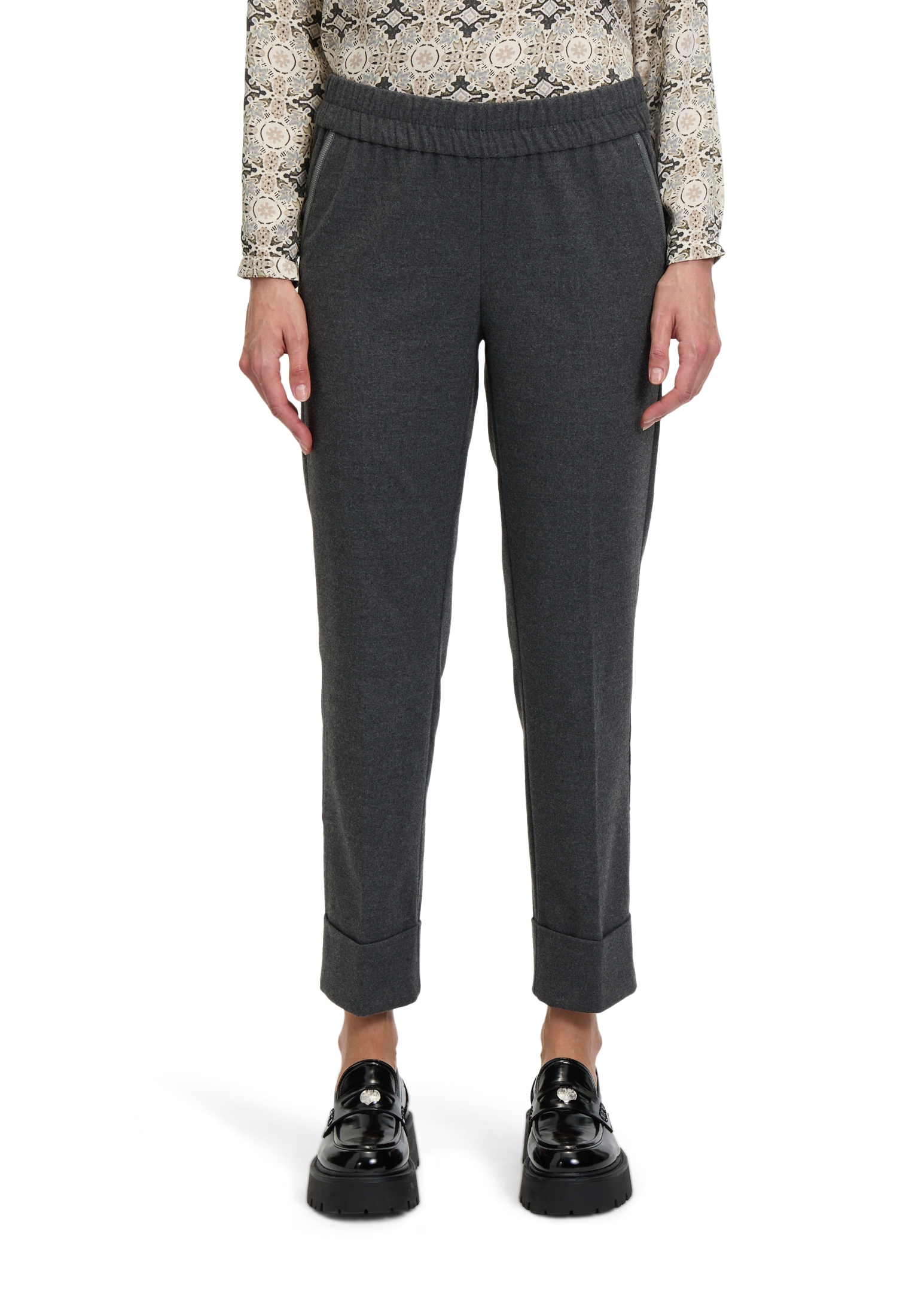 Cartoon Schlupfhose "Cartoon Damen Schlupfhose mit Bügelfalte", Aufgesteppt günstig online kaufen