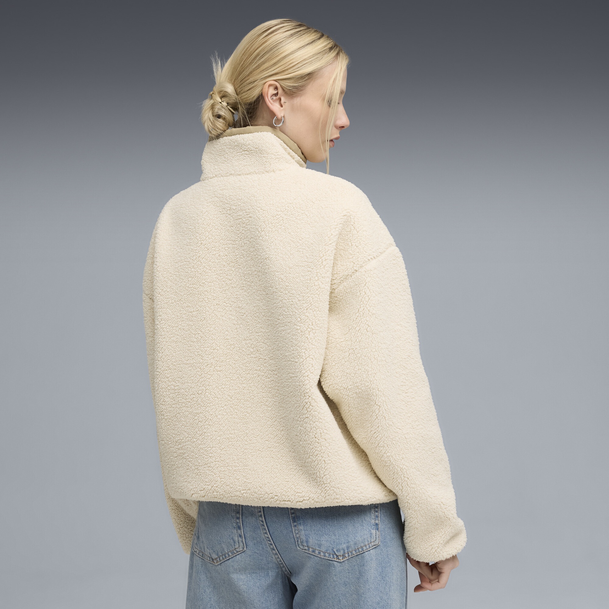 PUMA Funktionsweste »Hybrid Sherpa Wendbare Jacke Damen«