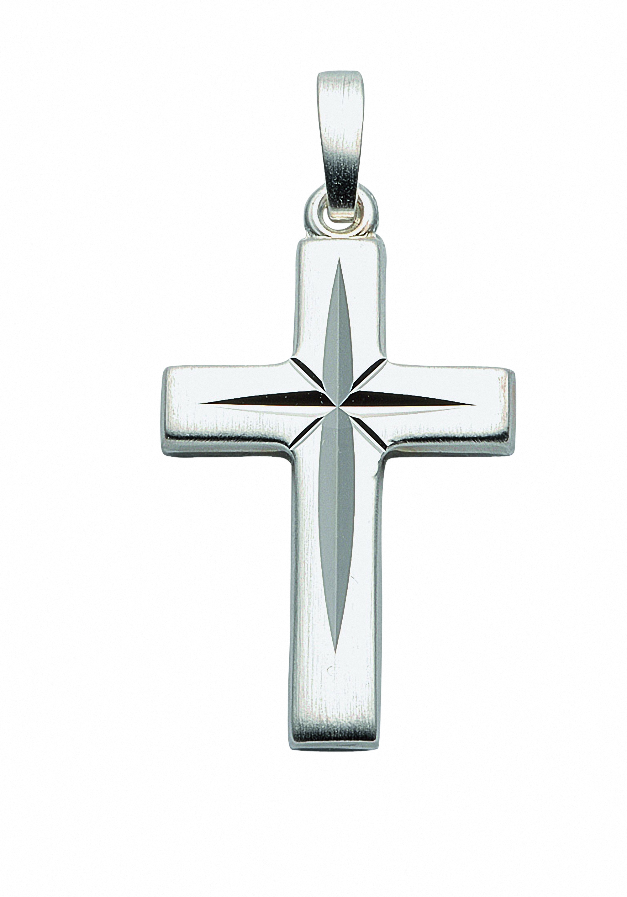 ADELIA ́S Damen Kettenanhänger "Damen & Herren 925 Silber Kreuz Anhänger", Damen, Silber 925 (Sterlingsilber), silber, Silber 925 (Sterlingsilber),