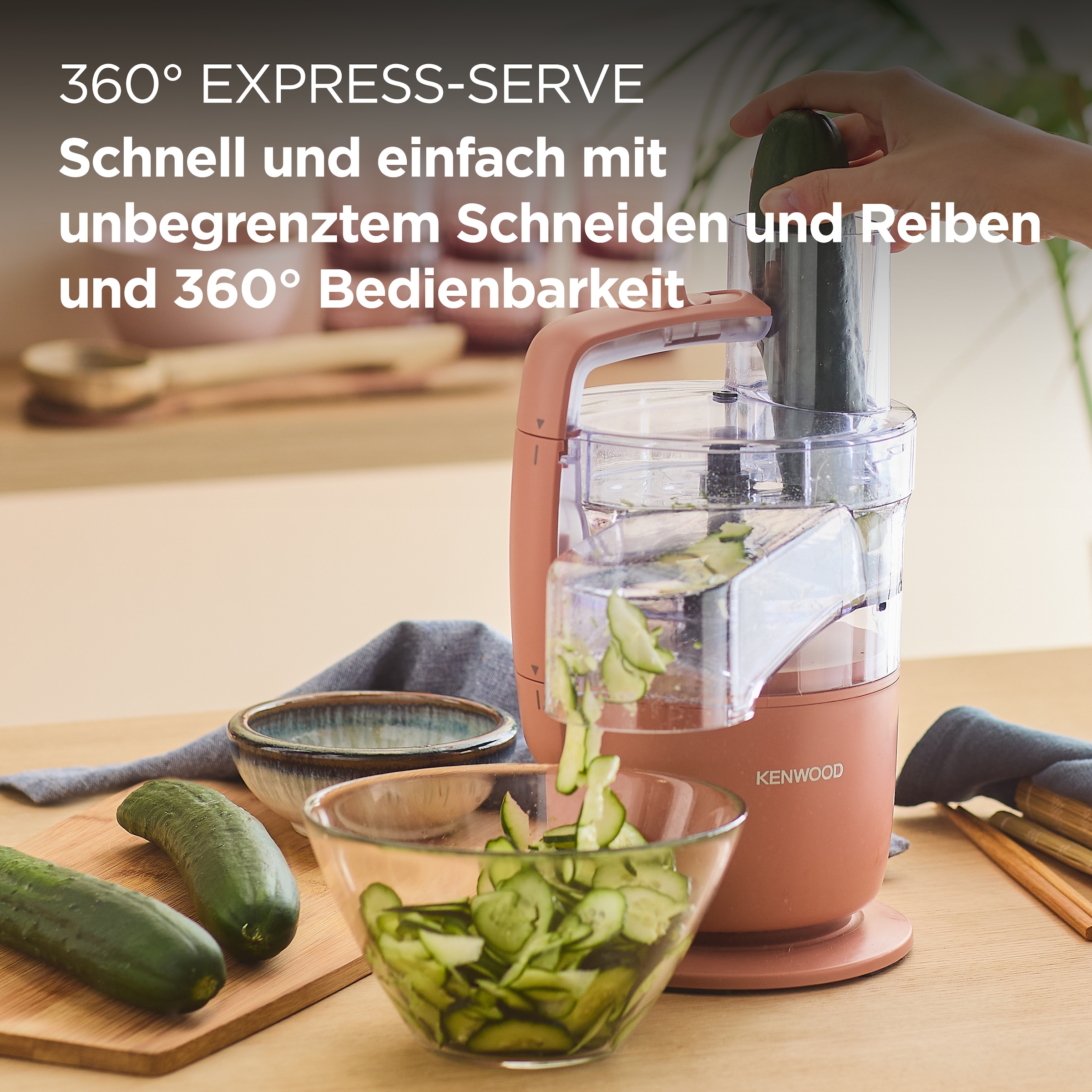 KENWOOD Kompakt-Küchenmaschine »MultiPro Go FDP22.130GY«