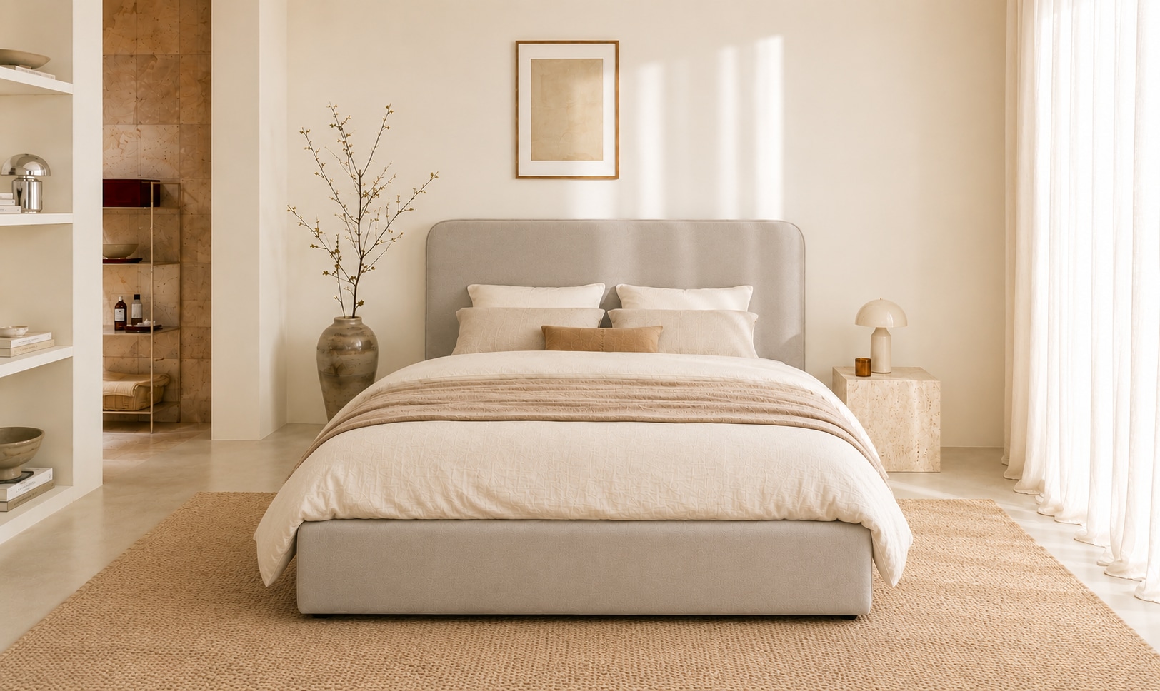 LeGer Home by Lena Gercke Polsterbett "ELIRA mit/ohne Bettkasten, mit/ohne Matratze, Breite 120/140/160/180cm" Bonnell-/Taschenfederkernmatratze (H2, H3, H4), mit/ohne Lattenrost