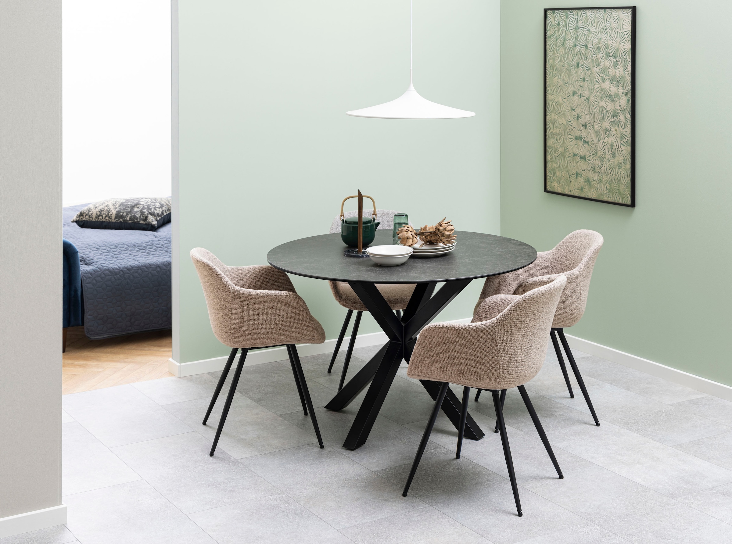 ACTONA GROUP Esstisch "Glas Esstisch Heaven, TOPSELLER Runder Esstisch, bel günstig online kaufen