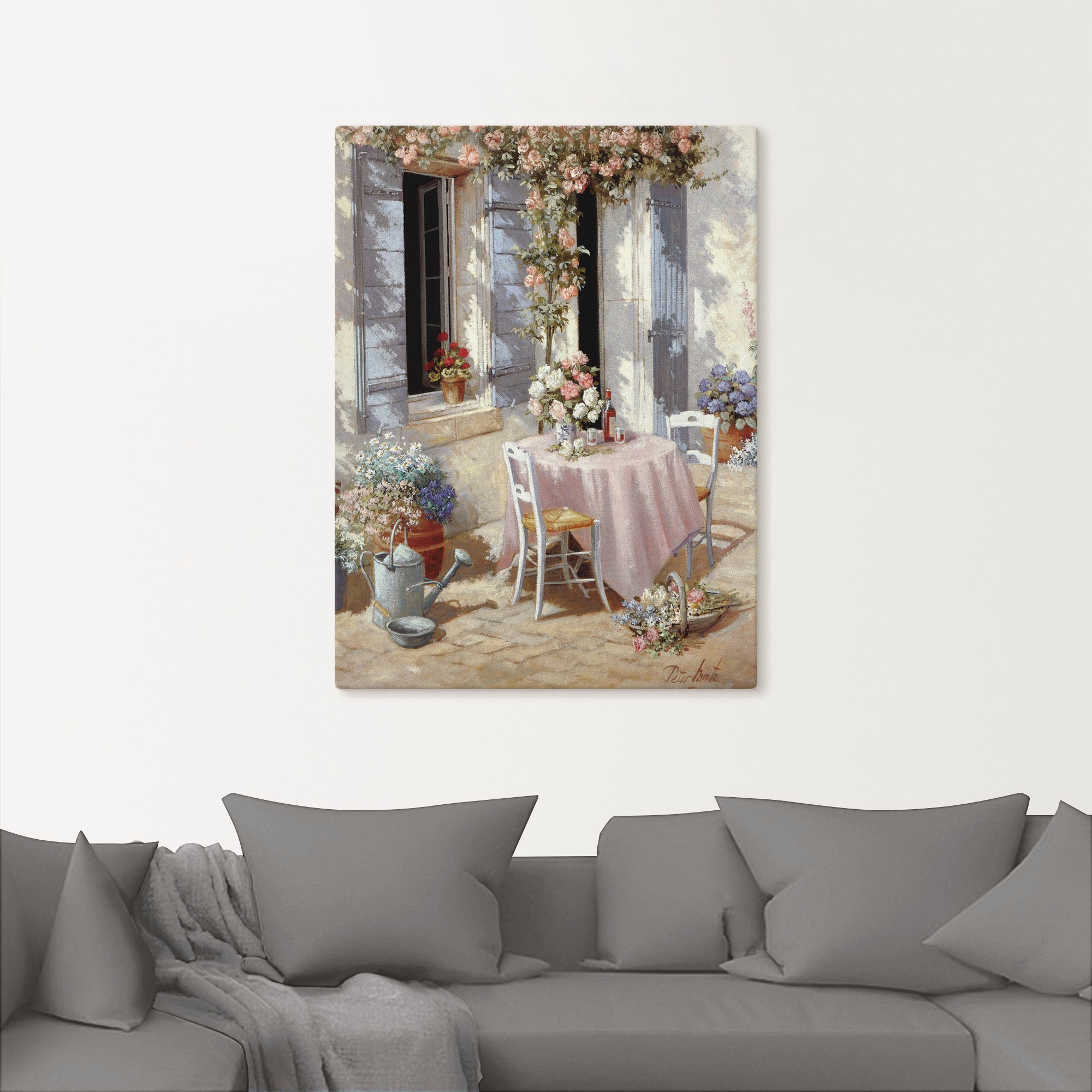 Artland Wandbild »Einladung«, Garten, (1 St.), als Leinwandbild, Poster in verschied. Größen