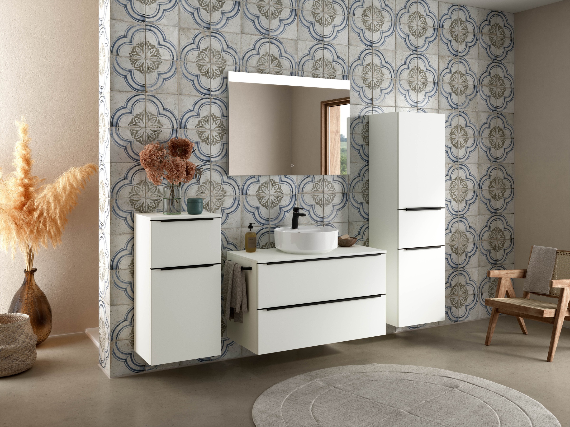 nobilia Badmöbel-Set "Alvene" vormontiert, mit Soft-Close, 2 Stk. tlg. günstig online kaufen