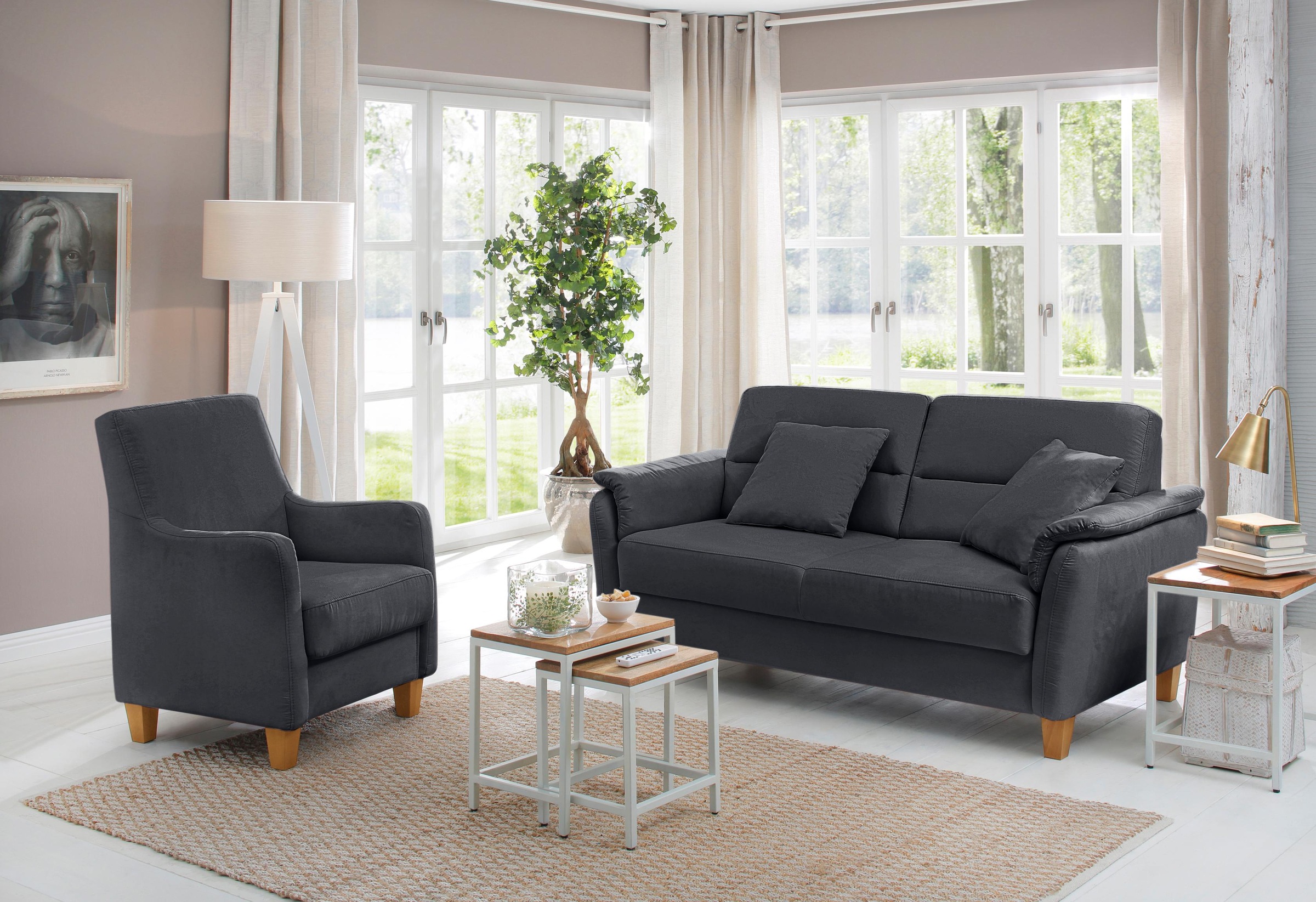 Home affaire Sessel "Palmera, B: 70 cm" mit Federkern günstig online kaufen