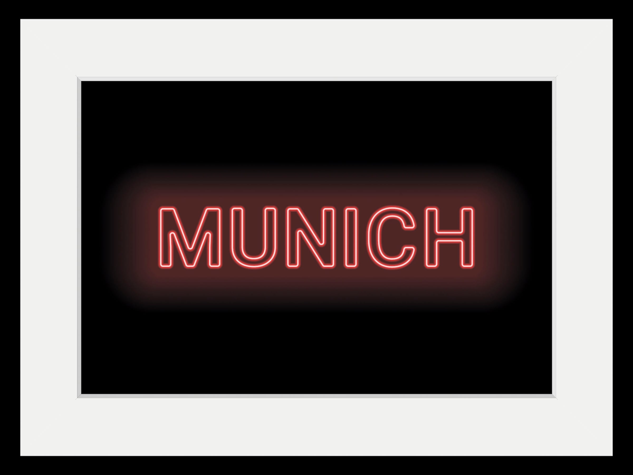 queence Bild "MUNICH LIGHTS", Städte-München-Schriftzug, (1 St.), HD Premiu günstig online kaufen