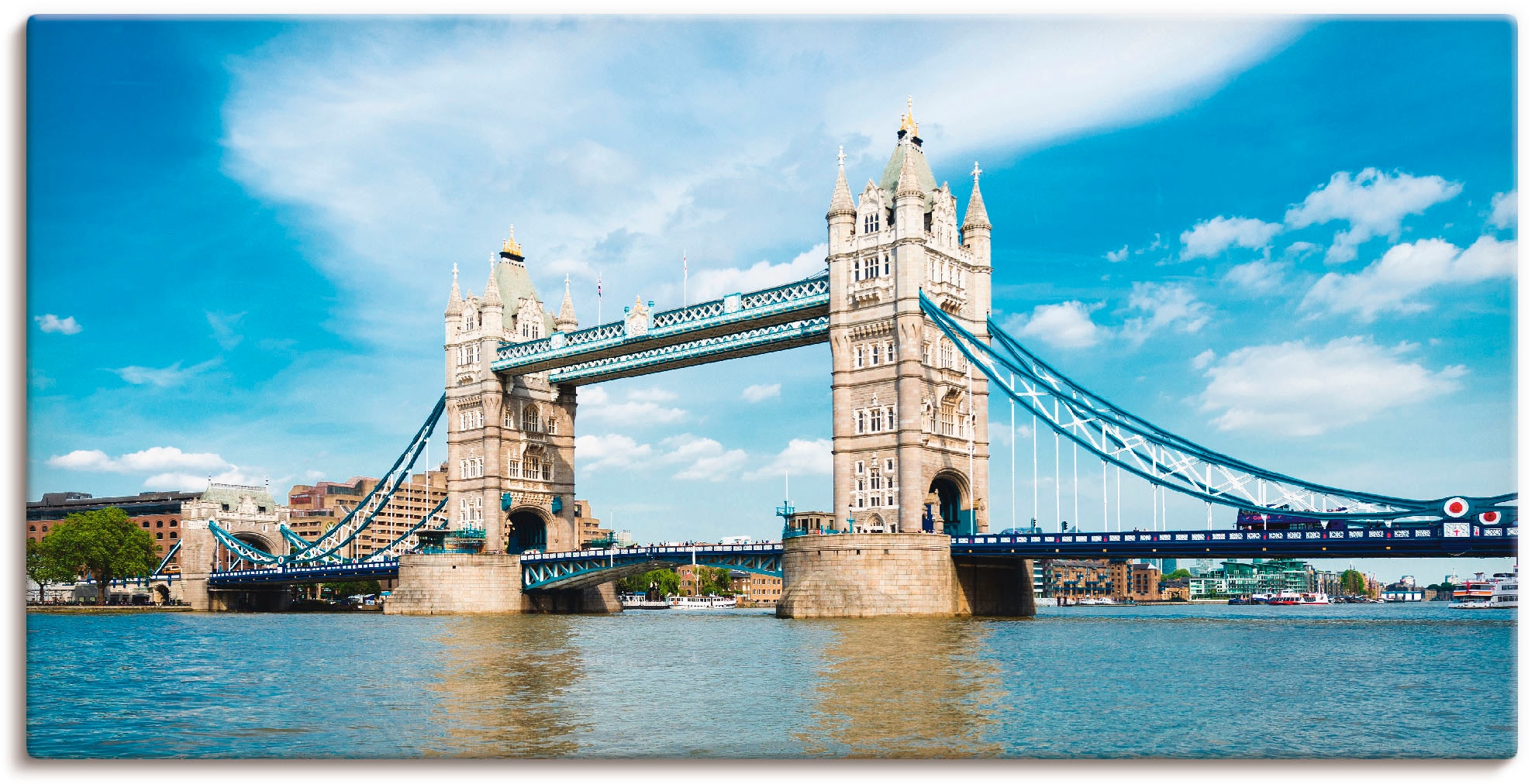 Leinwandbild, Größen Alubild, | »London bestellen Wandaufkleber Bridge«, St.), Artland als oder (1 BAUR Brücken, versch. Wandbild in Poster Tower