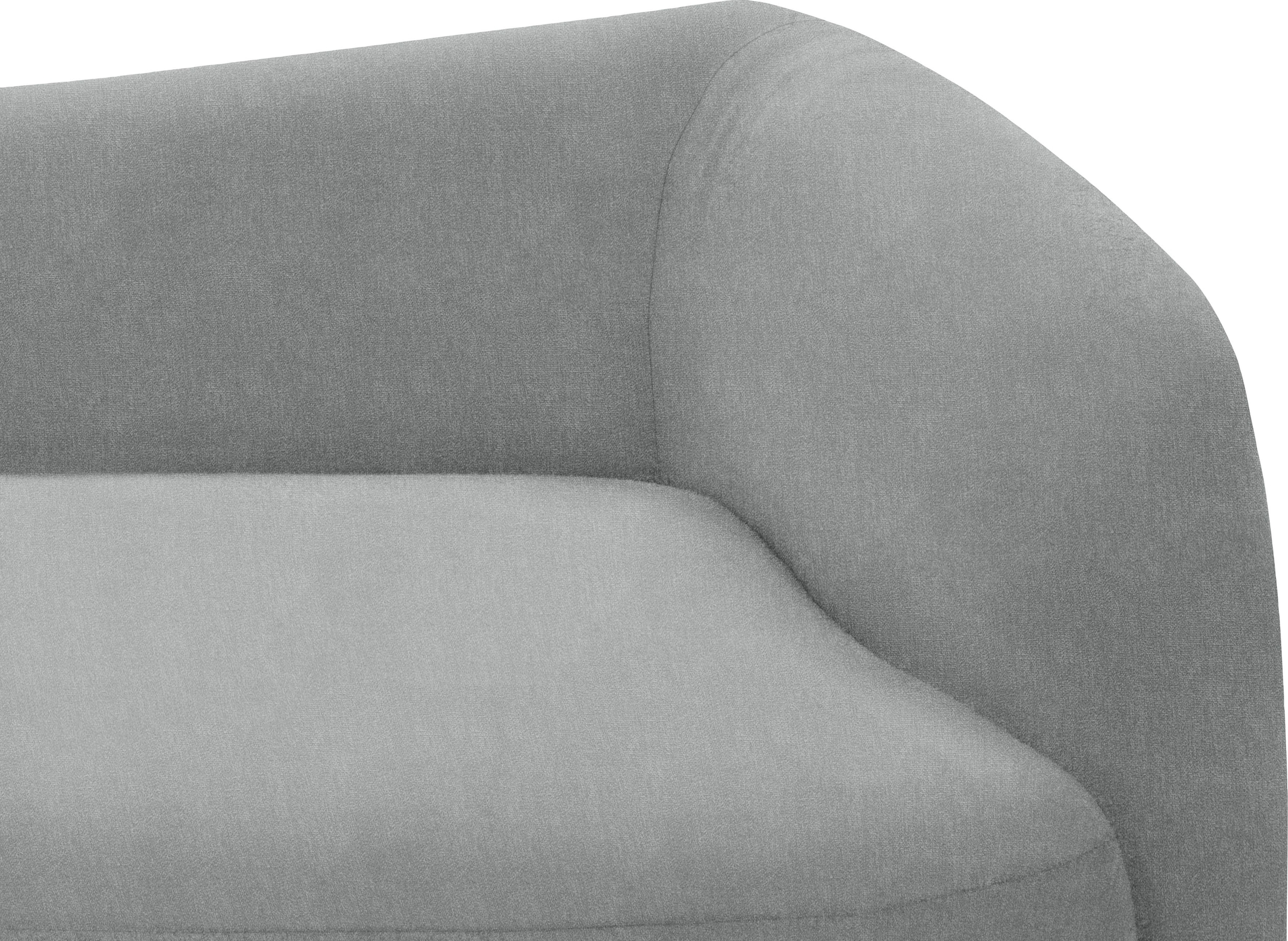 andas Recamiere »Björnar incl. Wende-Zierkissen: Blumenmuster, bzw. uni,«, Federkern, Armlehne links oder rechts wählbar, B/T/H: 183/105/75 cm