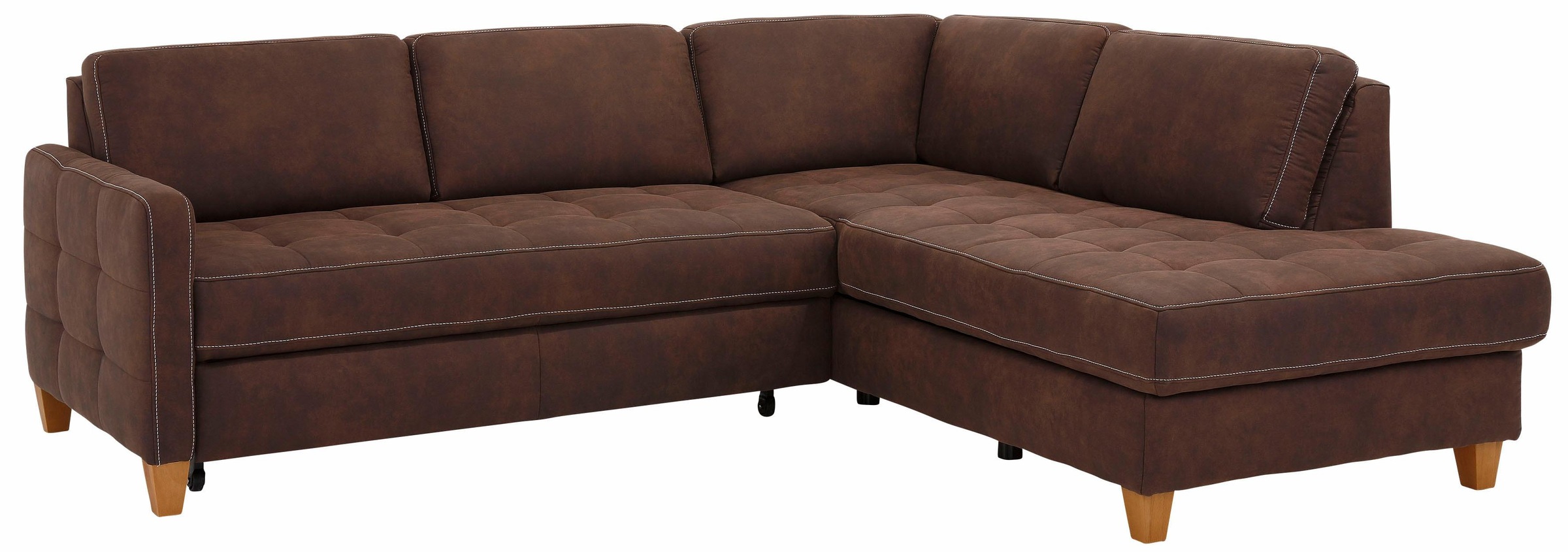 Home affaire Ecksofa »Earl L-Form«, wahlweise auch mit Bettfunktion oder Bettfunktion mit Bettkasten
