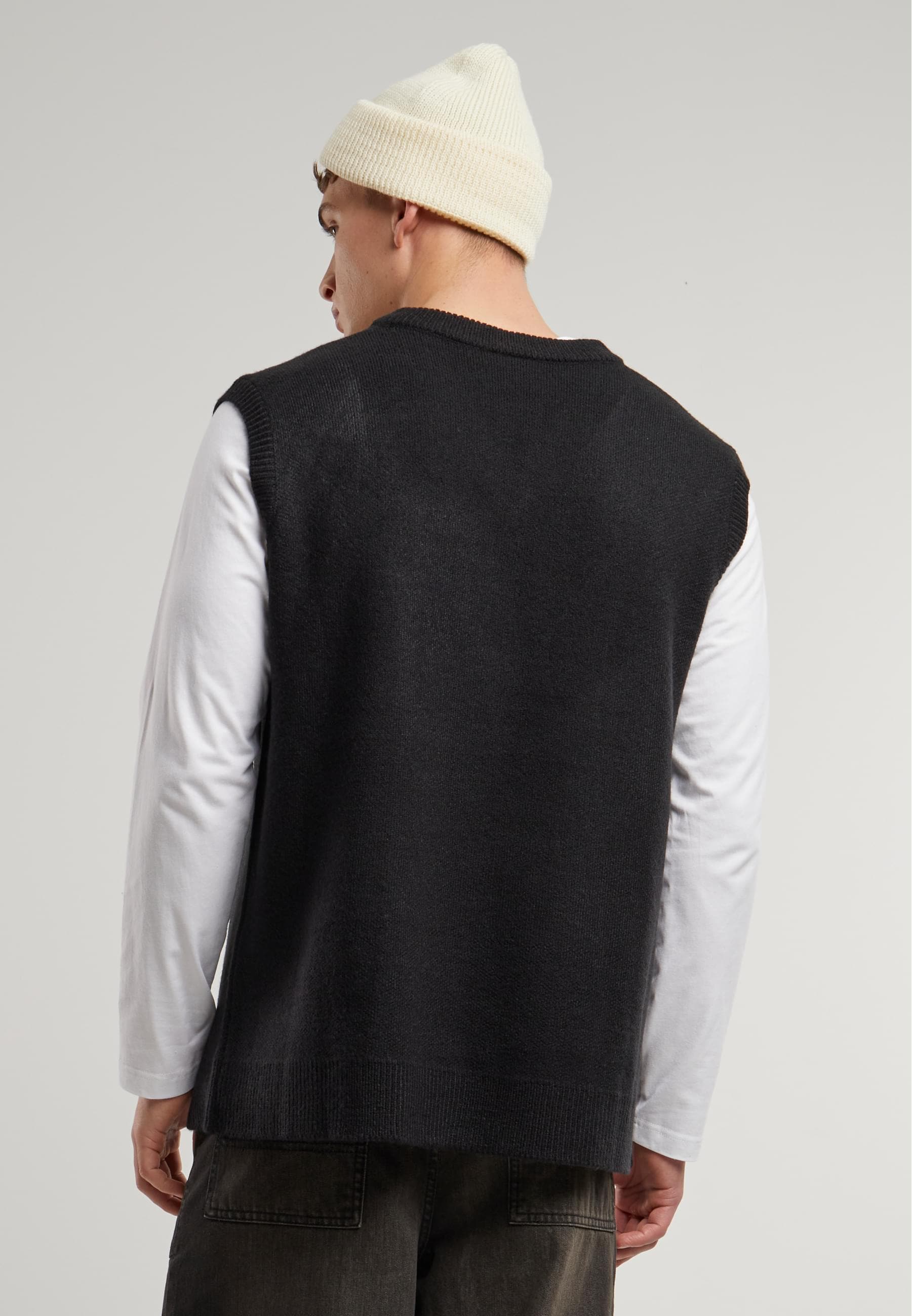 URBAN CLASSICS Steppweste »Urban Classics Knitted Vest«, (1 tlg.)