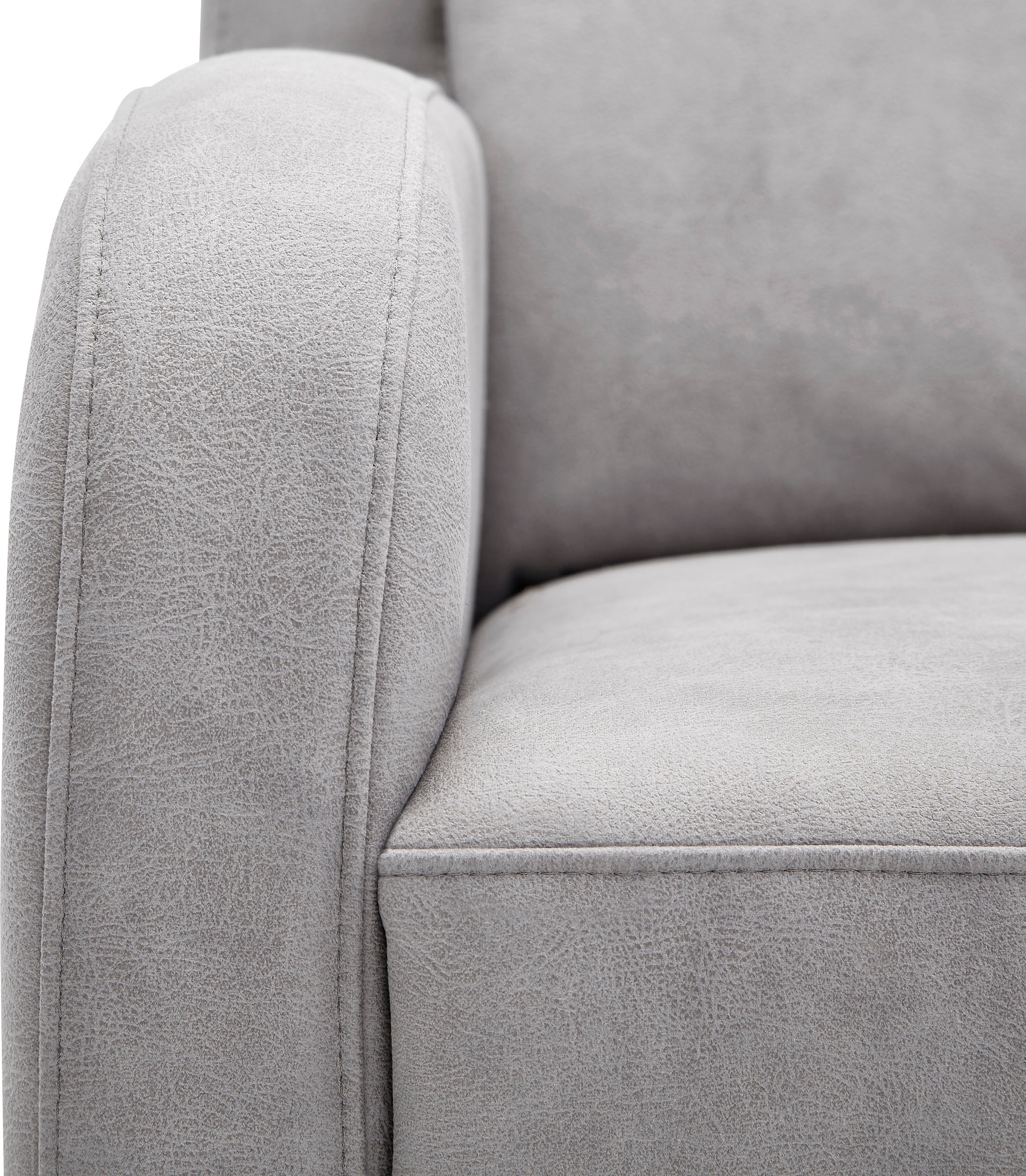 VILLA BECK Ecksofa »Varese L-Form«, (2 St.), Kopfteilverstellung, wahlweise mit Sitzvorzug, in Sitzhöhe 46 cm