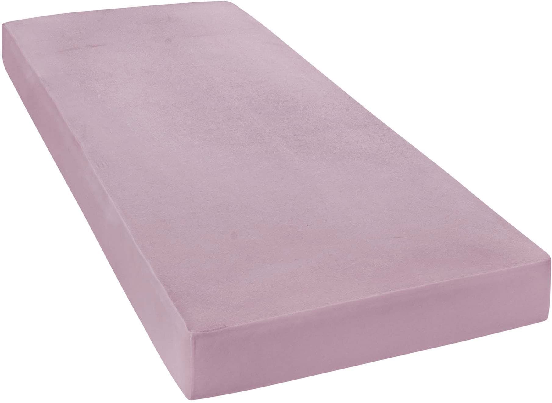 Janine Spannbettlaken "MAKO-FEINJERSEY 5007" aus 100% Baumwolle, für Matratzen bis 26 cm Höhe
