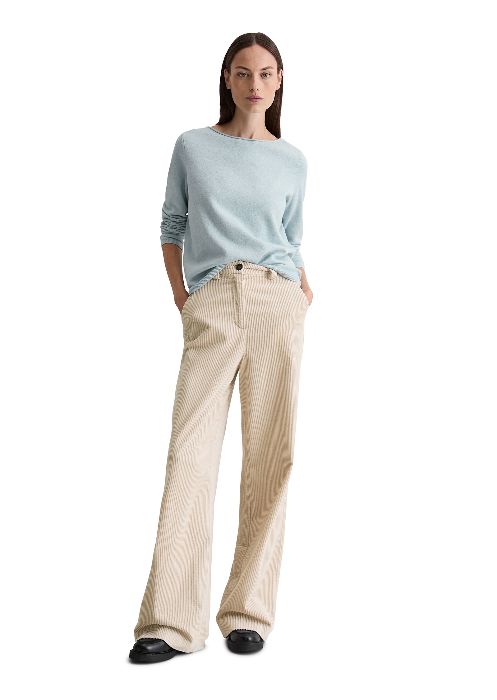Marc O'Polo Strickpullover »aus softem Baumwolle-Schurwolle-Mix«