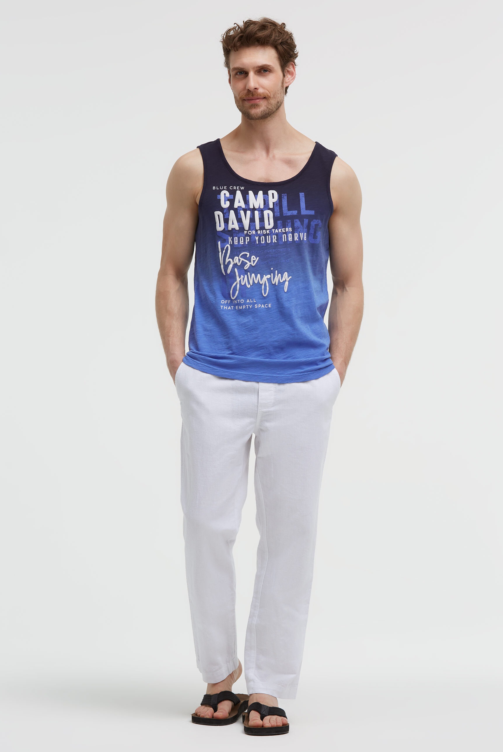 CAMP DAVID Tanktop aus Baumwolle