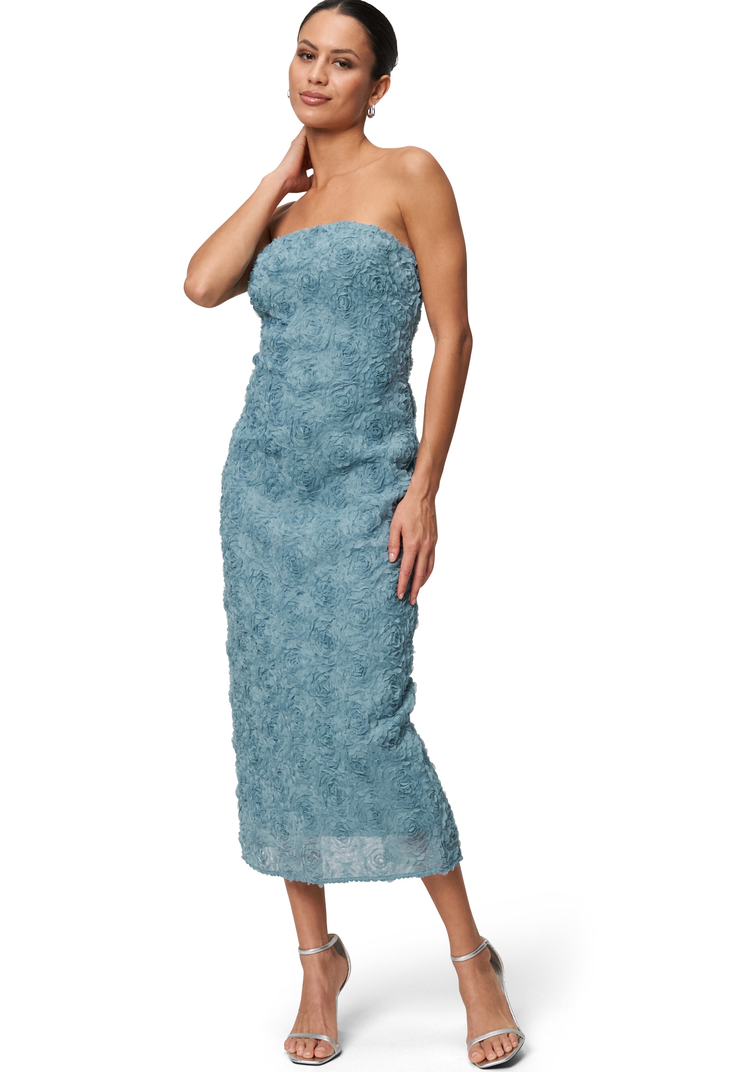 Zero Abendkleid "zero Damen Abendkleid mit 3D Blumen", weiteres Detail günstig online kaufen