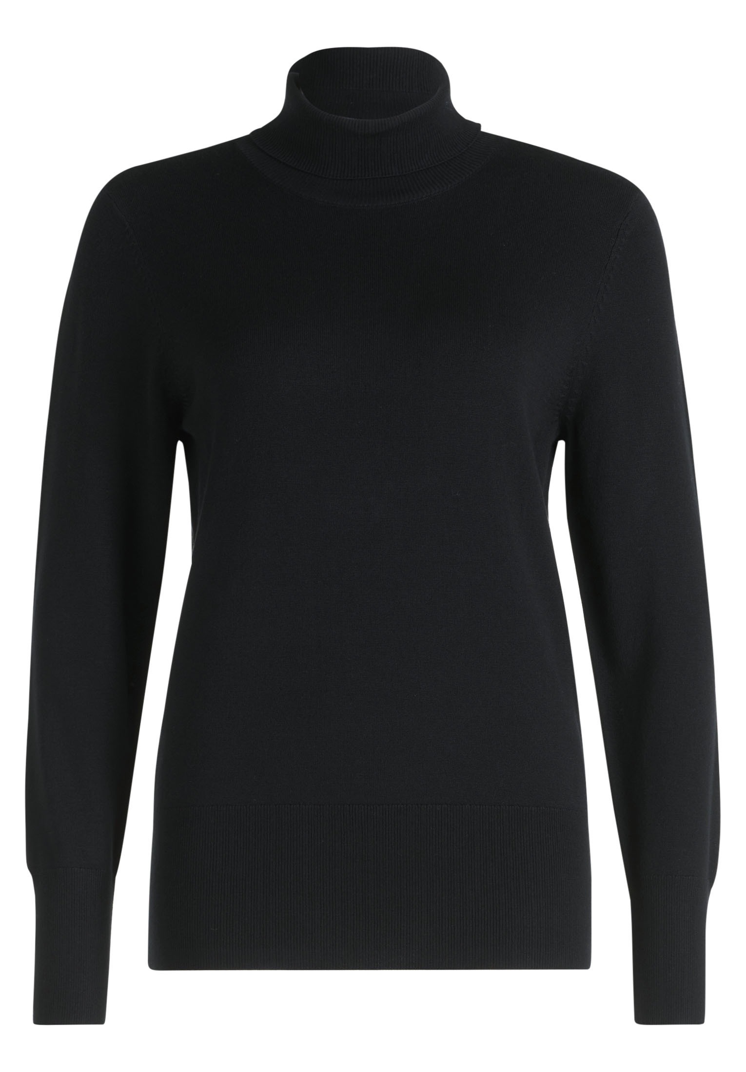 Betty Barclay Strickpullover »Betty Barclay Rollkragenpullover langarm«, (1 tlg.), Kragen