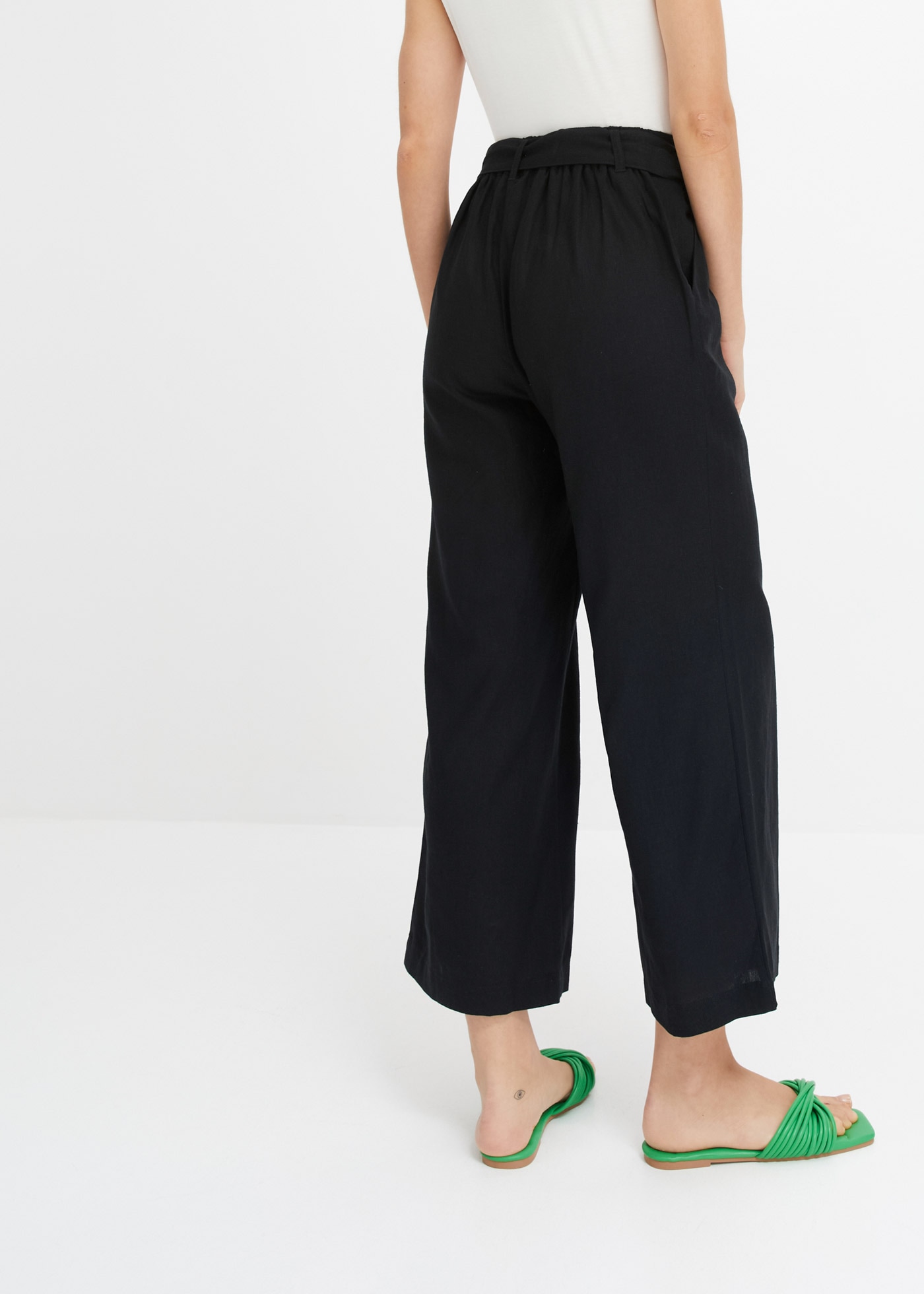 bonprix Culotte »Culotte aus luftigem Leinen-Mix«  aus luftigem Leinen-Mix