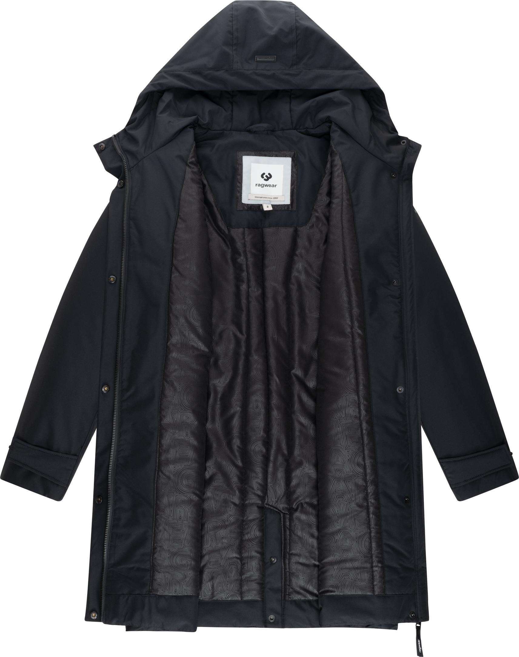 Ragwear Kurzmantel »Horatia Warm YOUMODO« Wasserdichter Wintermantel mit Bindegürtel