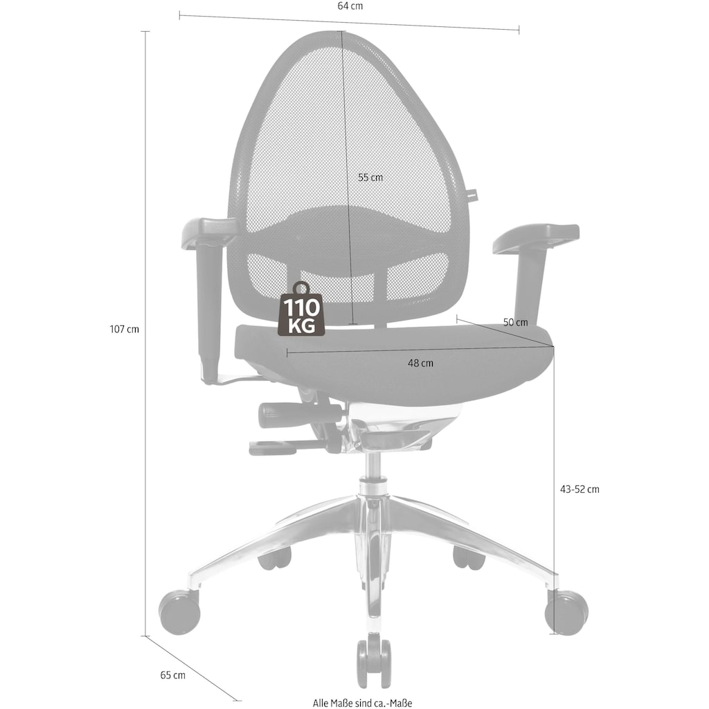 TOPSTAR Bürostuhl »Open Base 10«