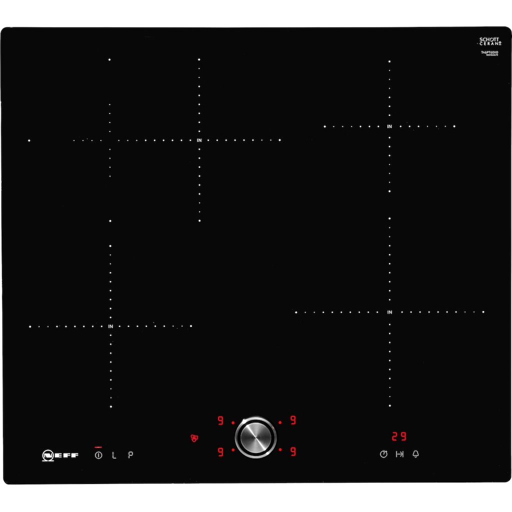 NEFF Induktions-Kochfeld von SCHOTT CERAN® »T46PT60X0«, T46PT60X0, mit intuitiver Twist Pad® Bedienung