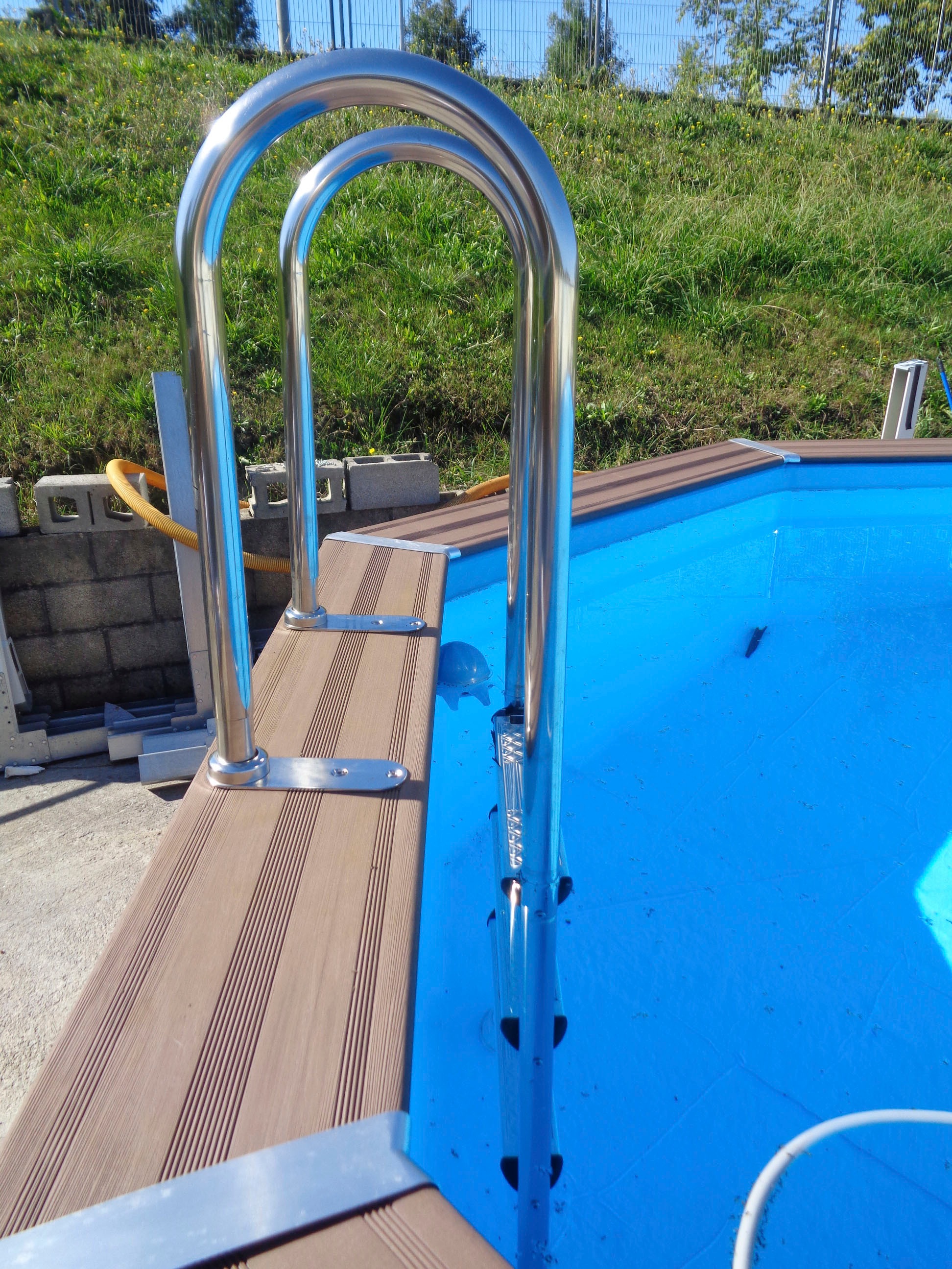 Gre Rechteckpool »Avantgarde inkl. Zubehör«, (Komplett-Set, 6 tlg.), Höhe: 96 cm, in versch. Größen erhältlich