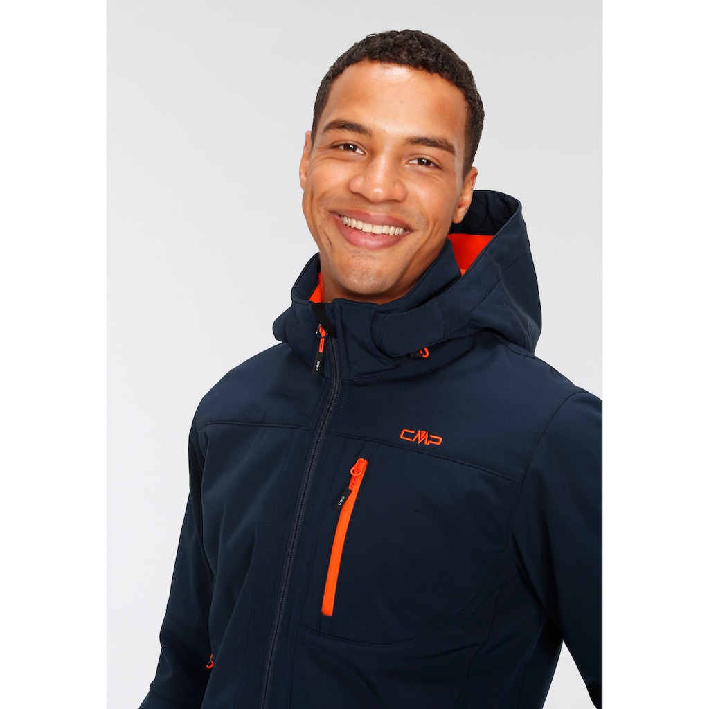 CMP Softshelljacke, mit Kapuze