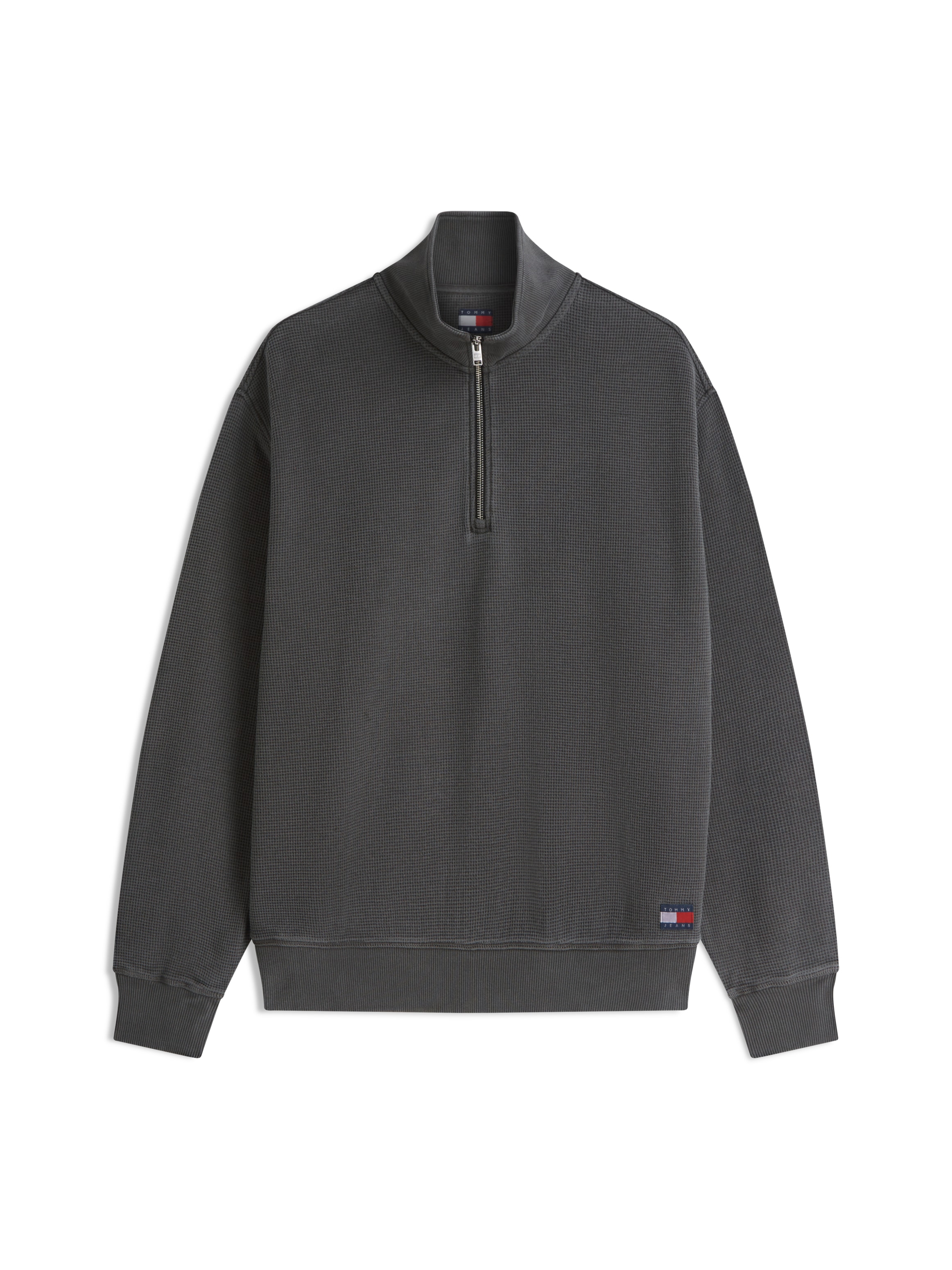Tommy Jeans Sweatshirt »TJM RELAXED WASHED WAFFLE QUARTER ZIP«
