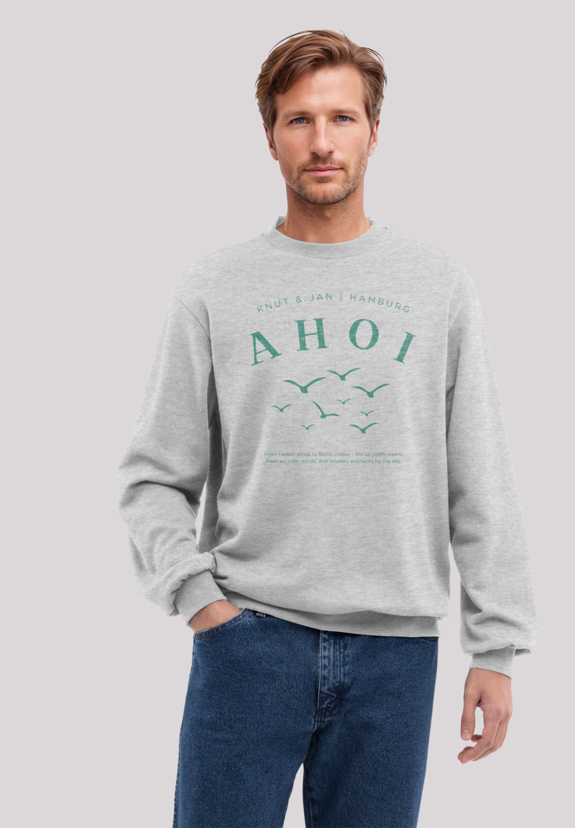 F4NT4STIC Sweatshirt "Ahoi Möwe Knut und Jan", Osteee Kollektion, Urlaub, A günstig online kaufen