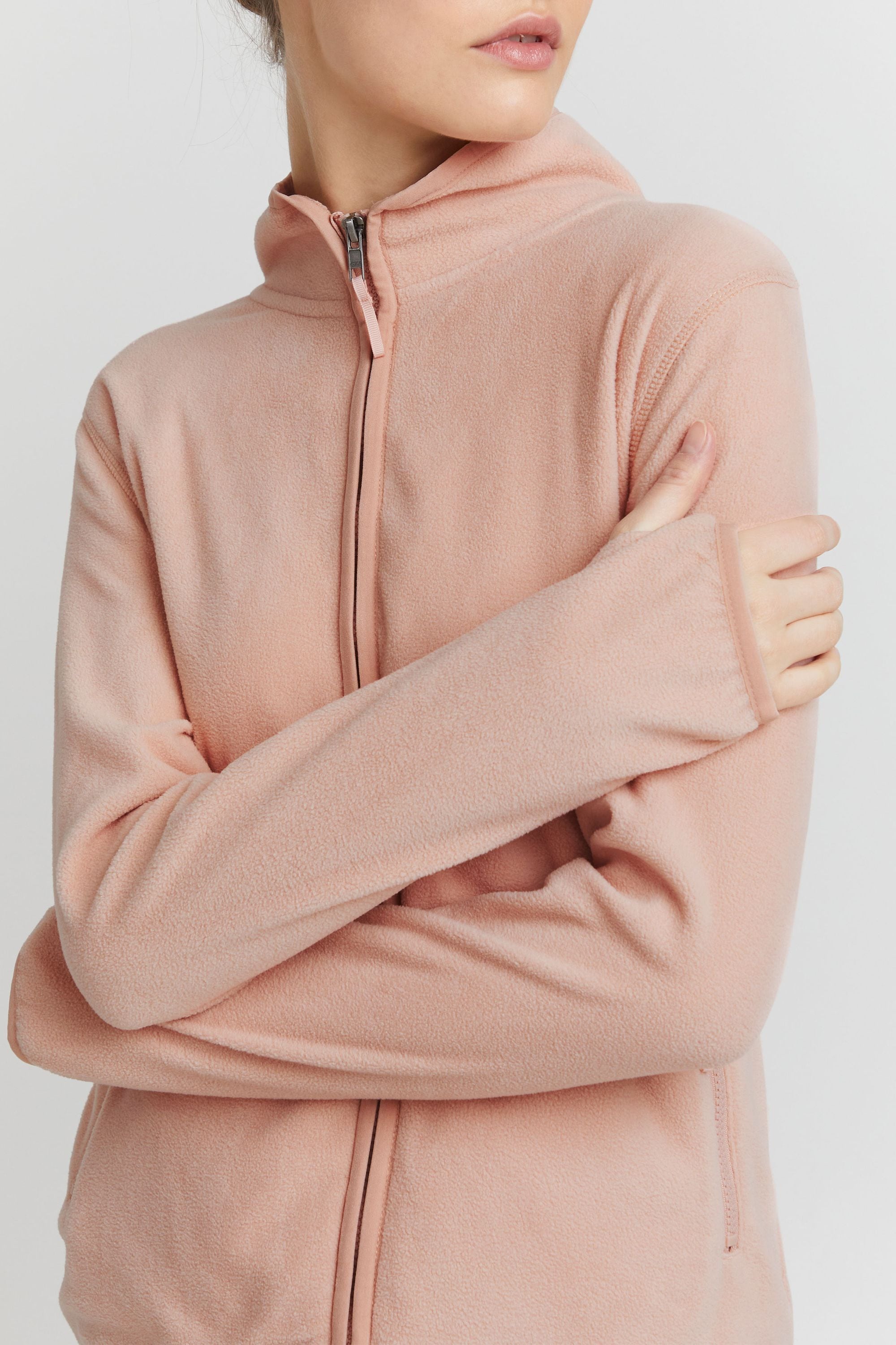 OXMO Fleecejacke »Fleecejacke OXRikka«, ohne Kapuze