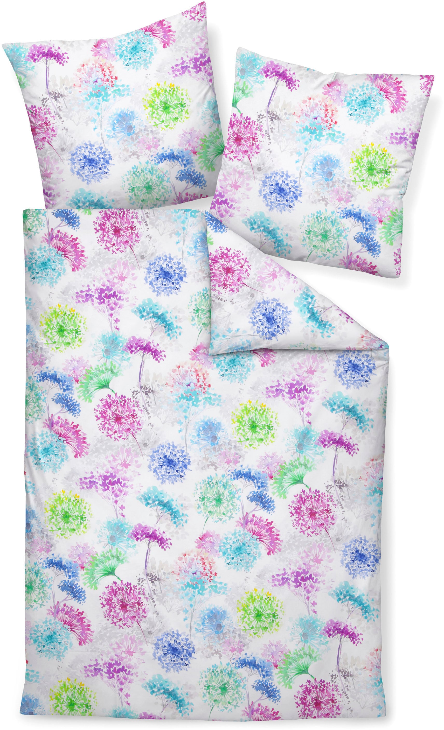 Janine Bettwäsche "modern art S 42106" 2 Stk. mit Reißverschluss günstig online kaufen