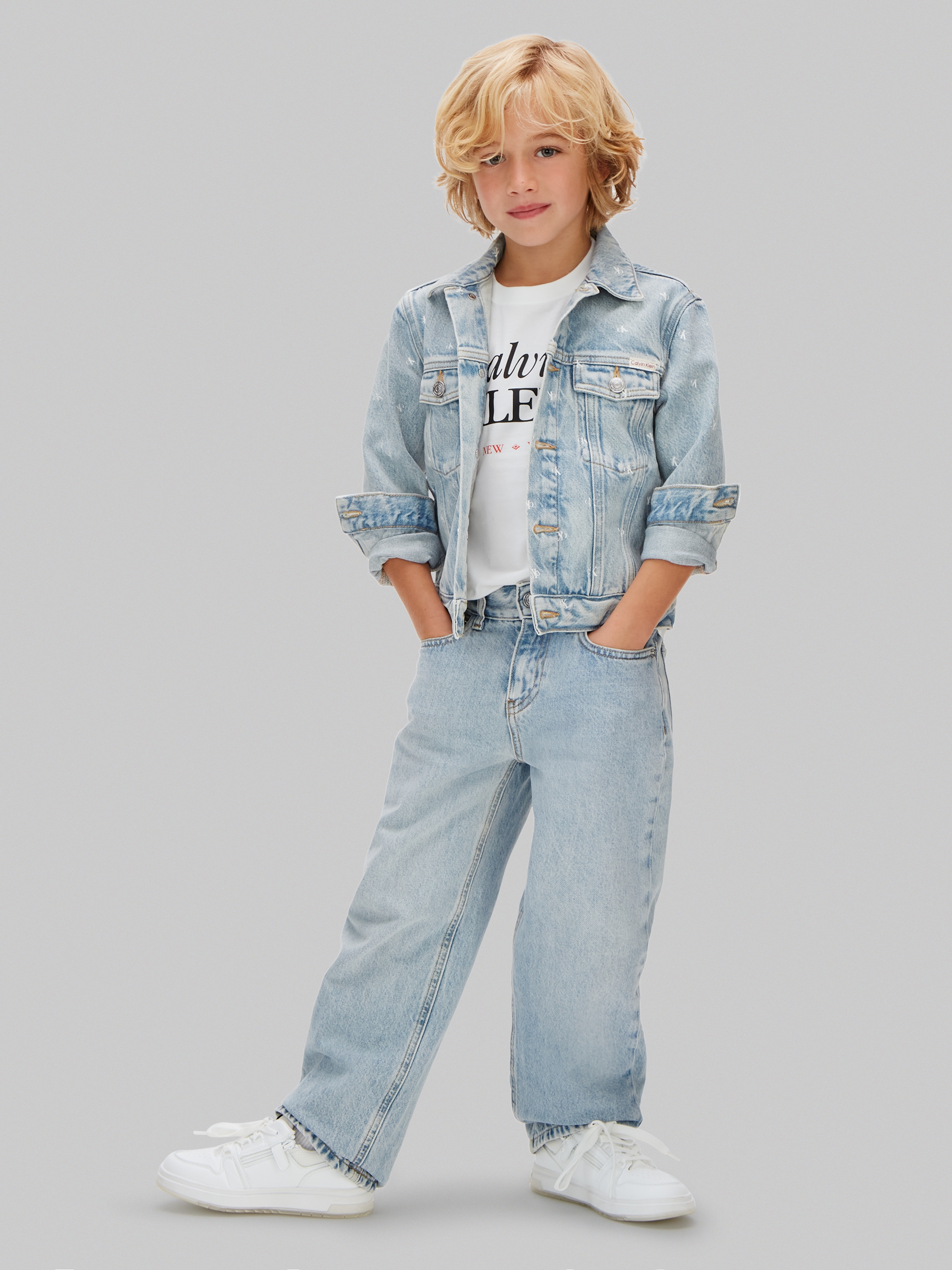 Calvin Klein Jeans T-Shirt »LOGO T-SHIRT« Regular fit für Kinder, mit Logoschriftzug