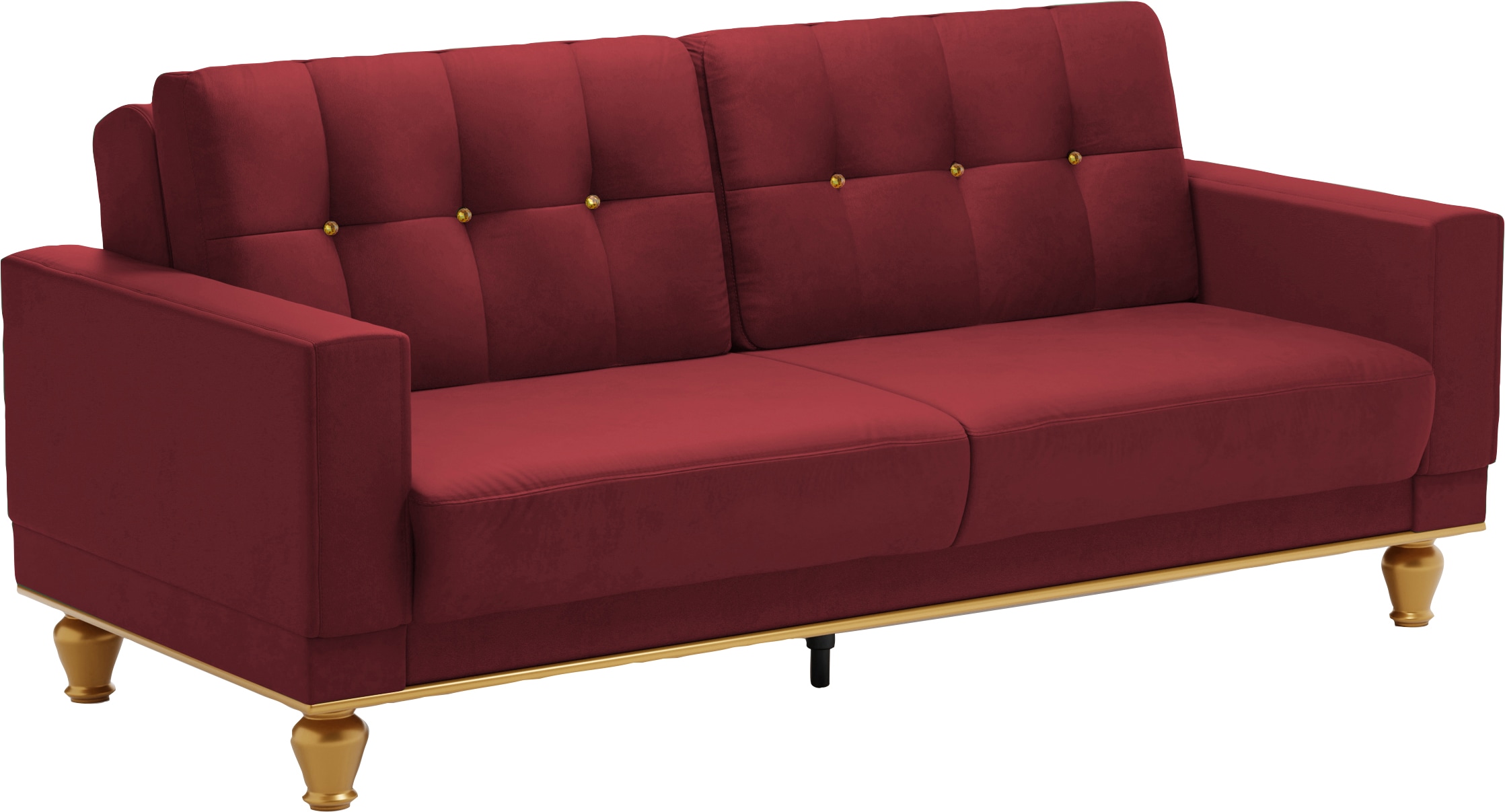 sit&more 3-Sitzer »Orient 5«, mit Strass-Stein, wahlweise mit Bettfunktion und Bettkasten