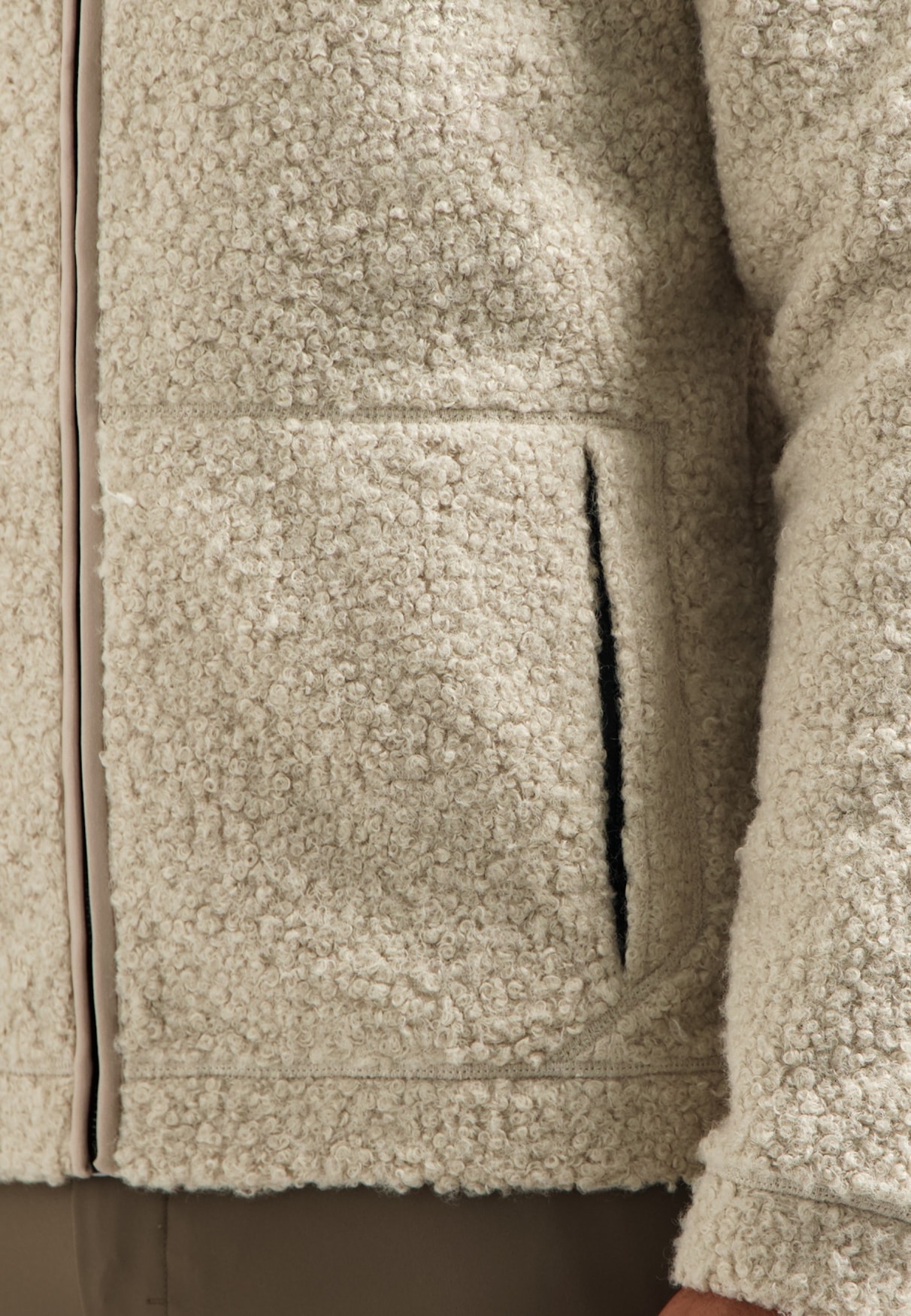 NO EXCESS Sweater »No Excess Teddy-Sweatjacke«