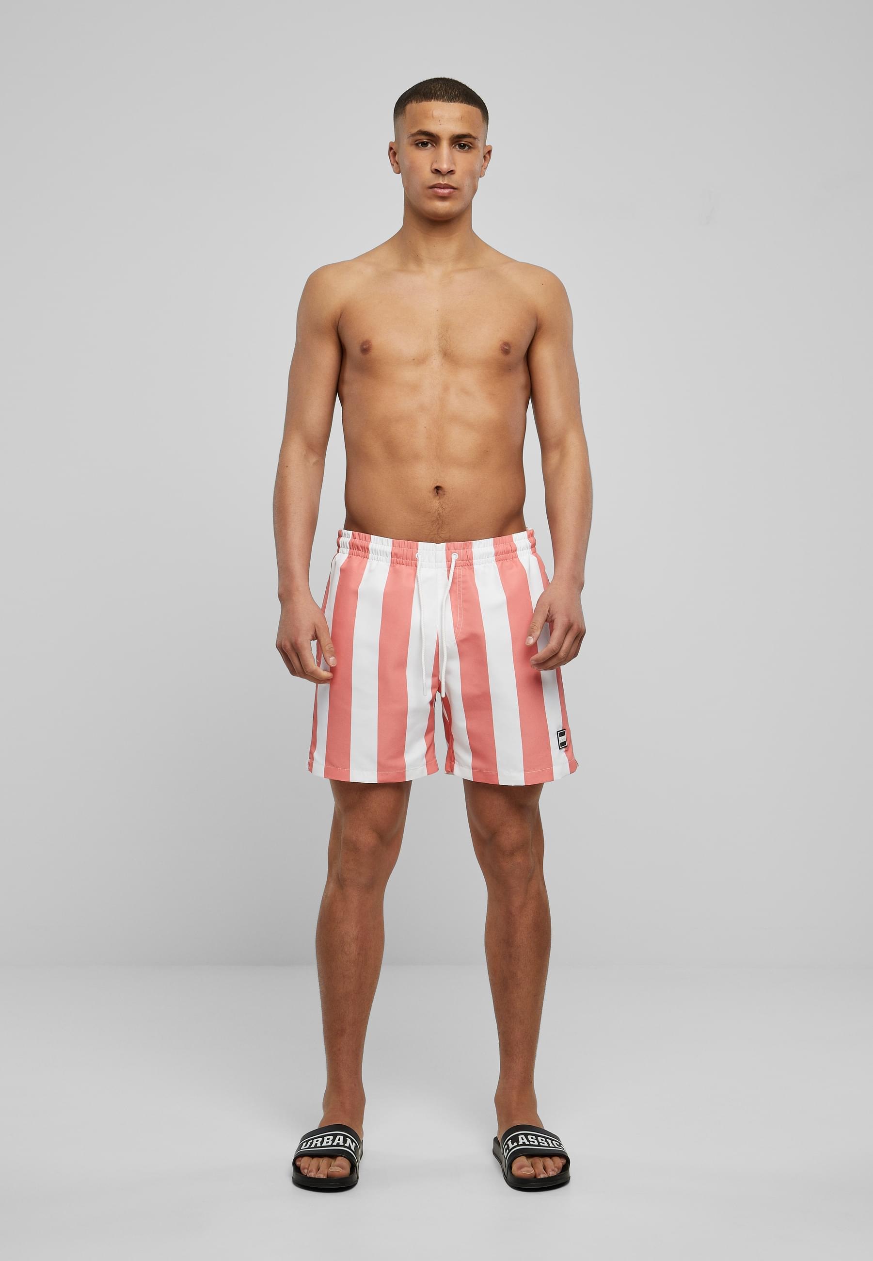 URBAN CLASSICS Badeshorts »Urban Classics Herren Pattern Swim Shorts«