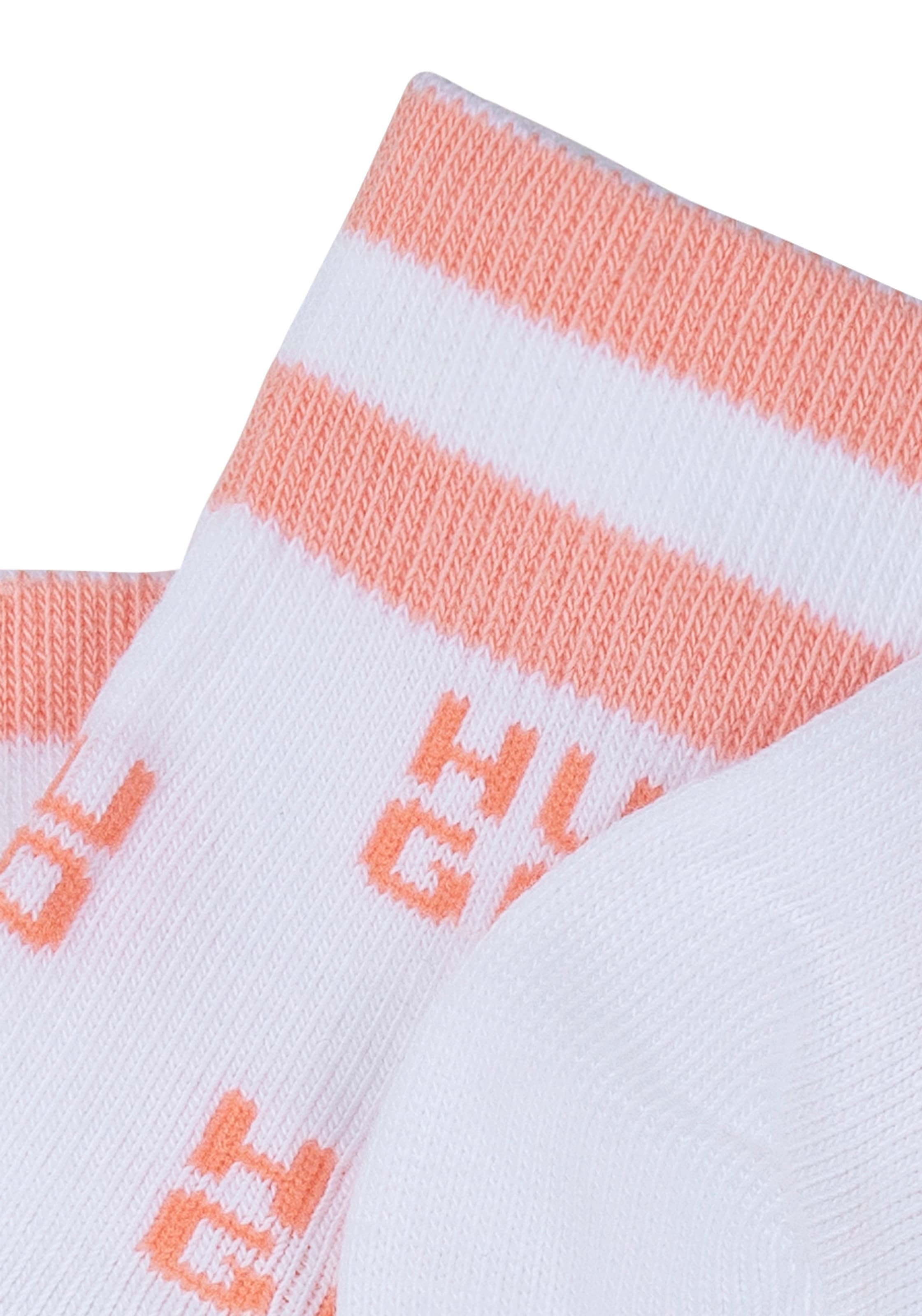 HUGO Underwear Freizeitsocken »2P SH STACKED CC W«, (Packung, 2er Pack), im 2er Set