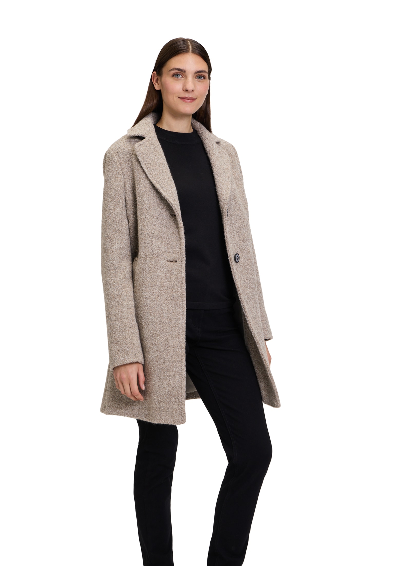 Gil Bret Wolljacke »Damen Wollmantel mit abnehmbarem Westenteil«