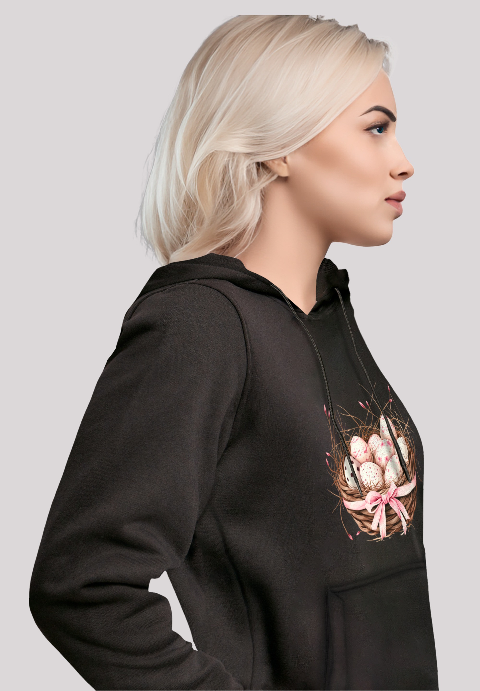 F4NT4STIC Kapuzenpullover »Osterei Nest Korb Dekor«, Premium Qualität