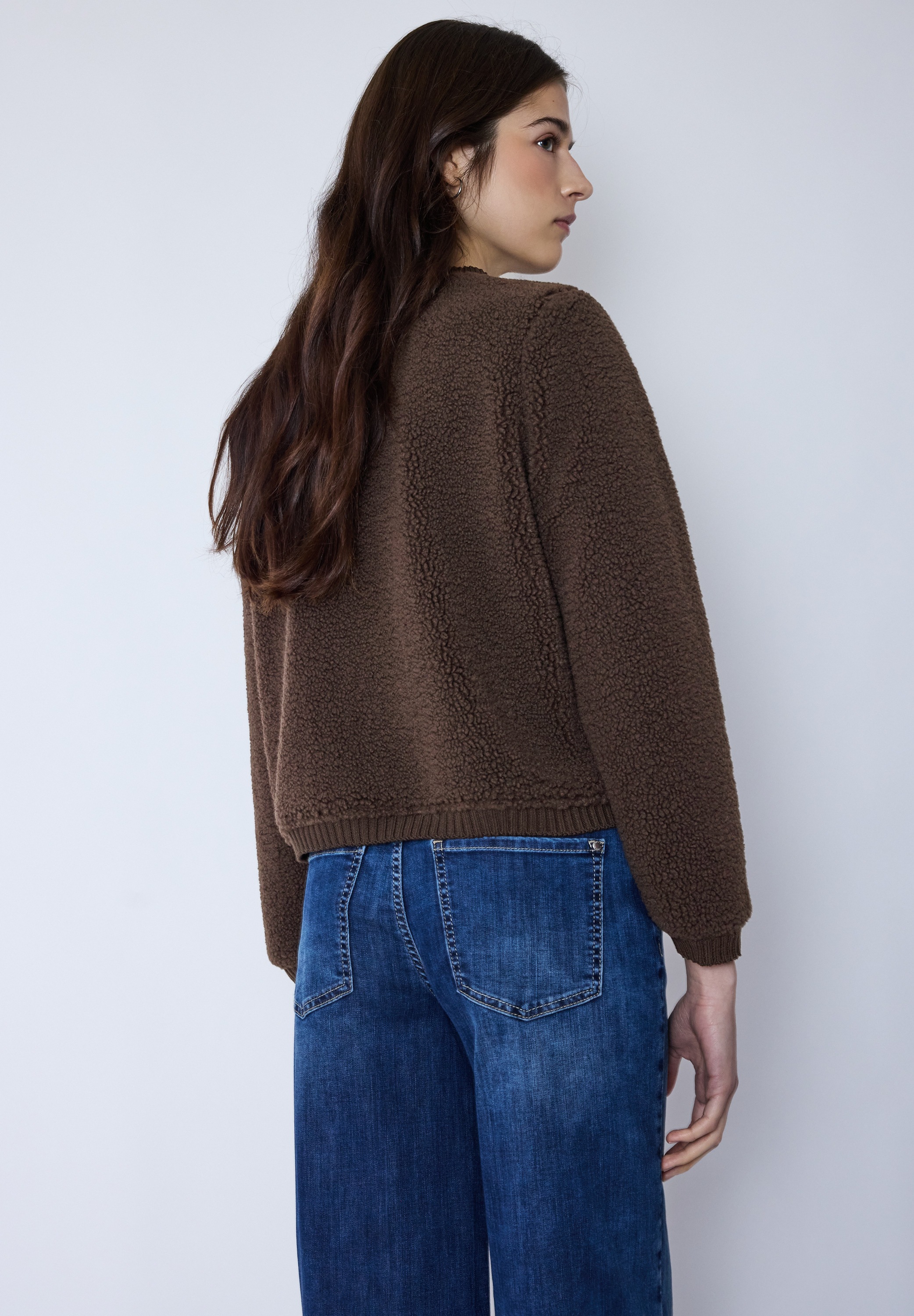 STREET ONE STUDIO Blouson ohne Kapuze mit innerem wärmendem Teddyfell günstig online kaufen