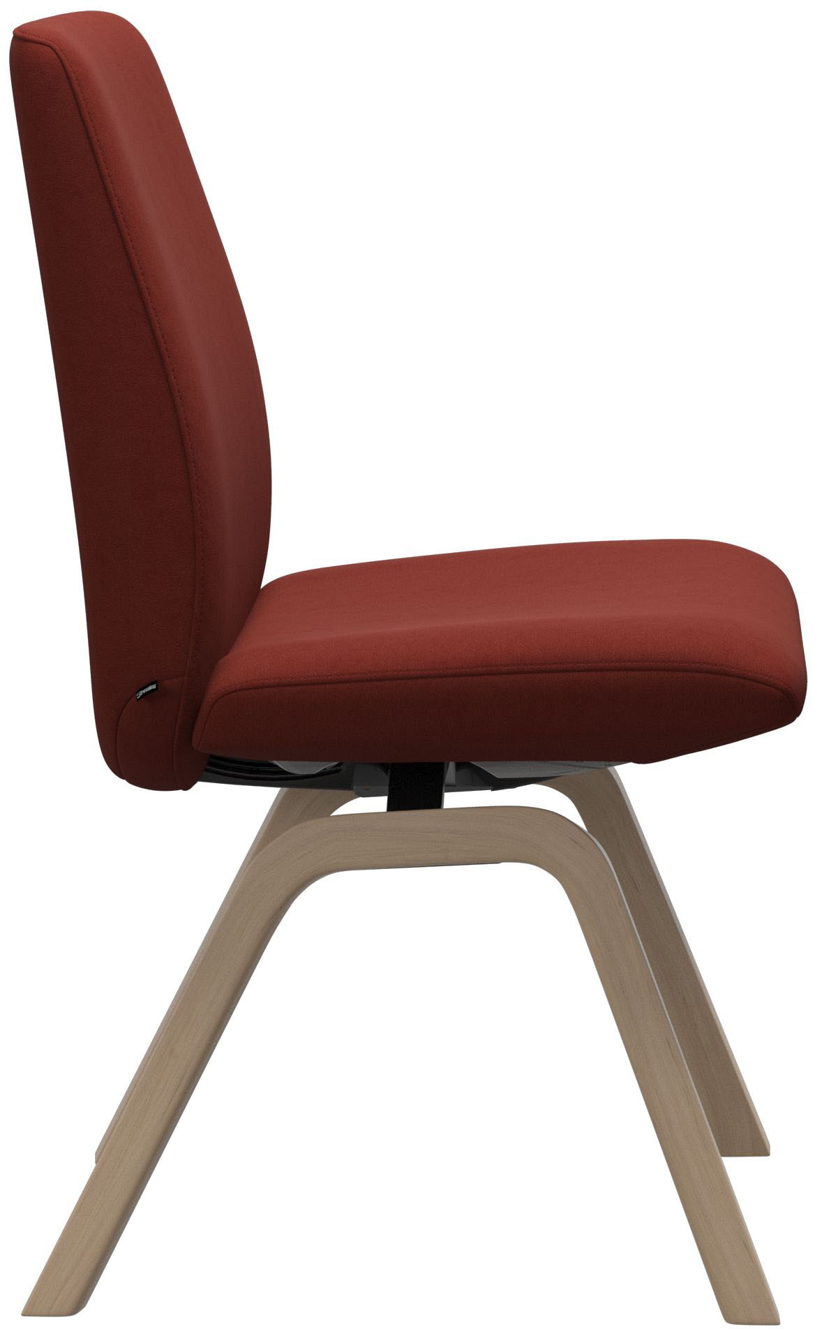 Stressless® Polsterstuhl »Laurel«, Microfaser DINAMICA, Low Back, Größe L, mit schräggestellten Beinen in Walnuss