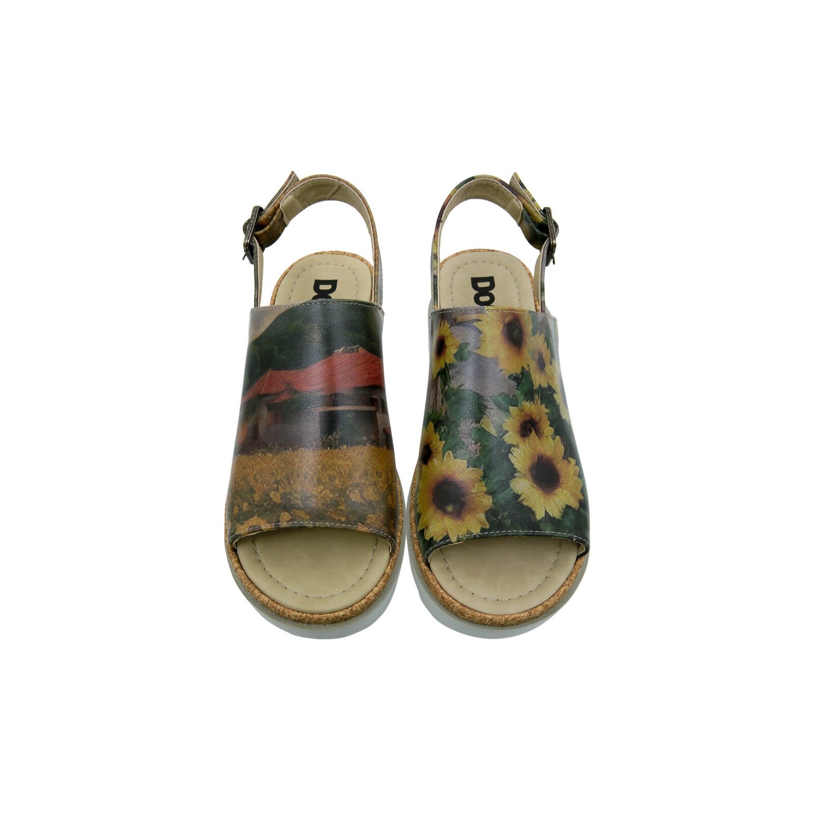 DOGO Sandalette "Gigi Sunflowers Damen Sandalen/ Sandaletten / Female", Veg günstig online kaufen