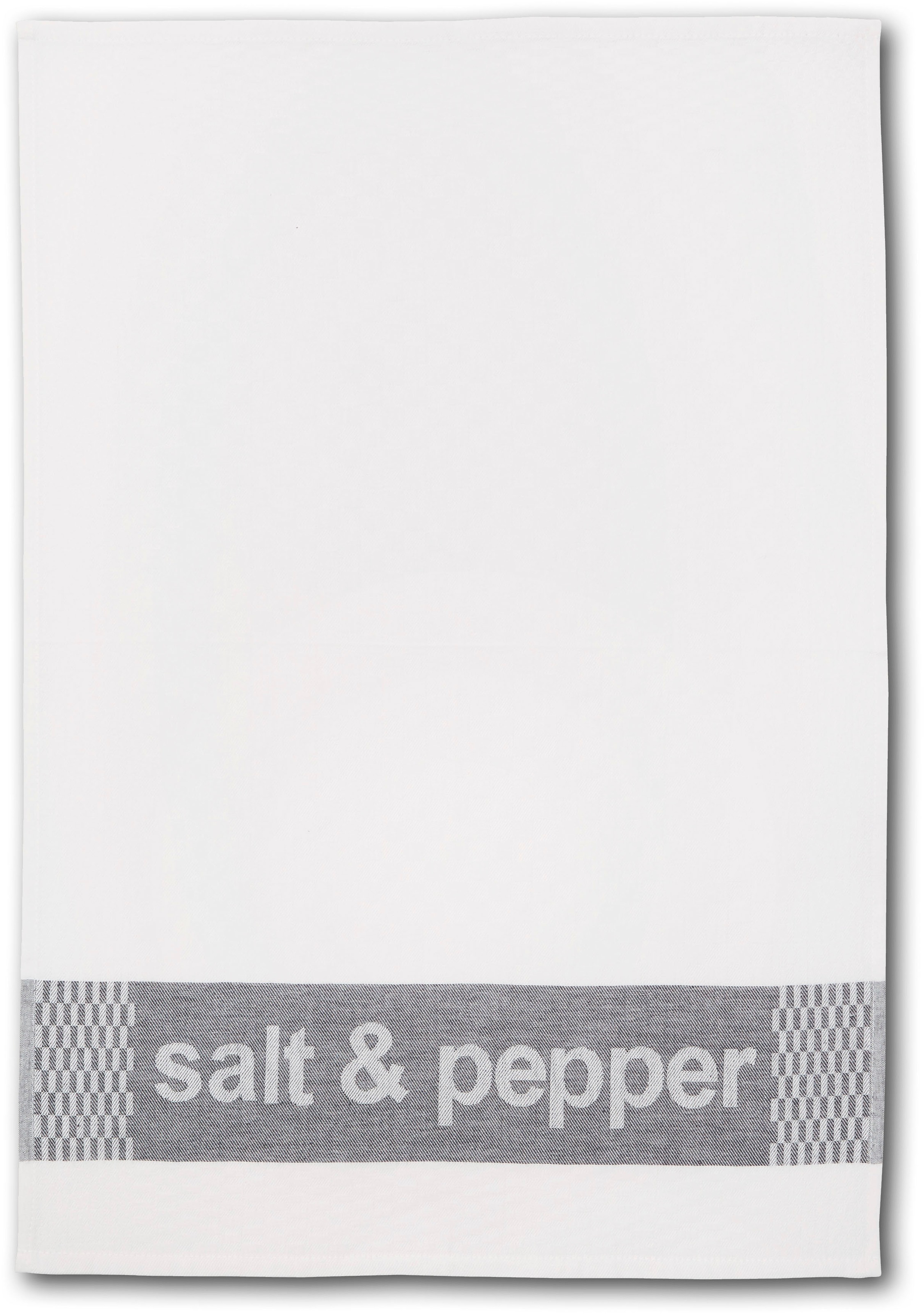 Dyckhoff Geschirrtuch »Salt & Pepper, Maße je Tuch ca. 50x70 cm«, (Set, 3 tlg.), mit drei verschiedenen Motiven
