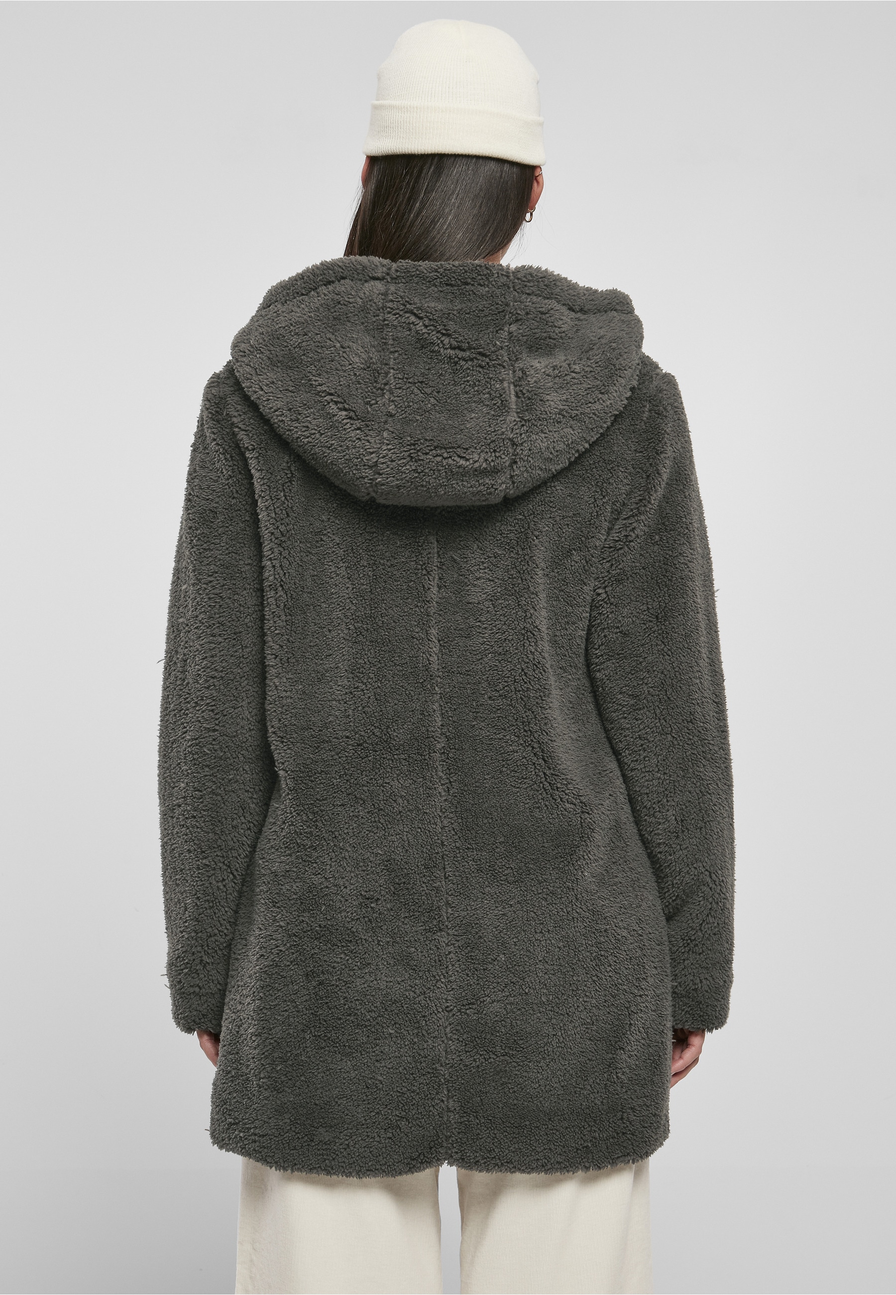 URBAN CLASSICS Langmantel »Urban Classics Damen Ladies Sherpa Jacket«