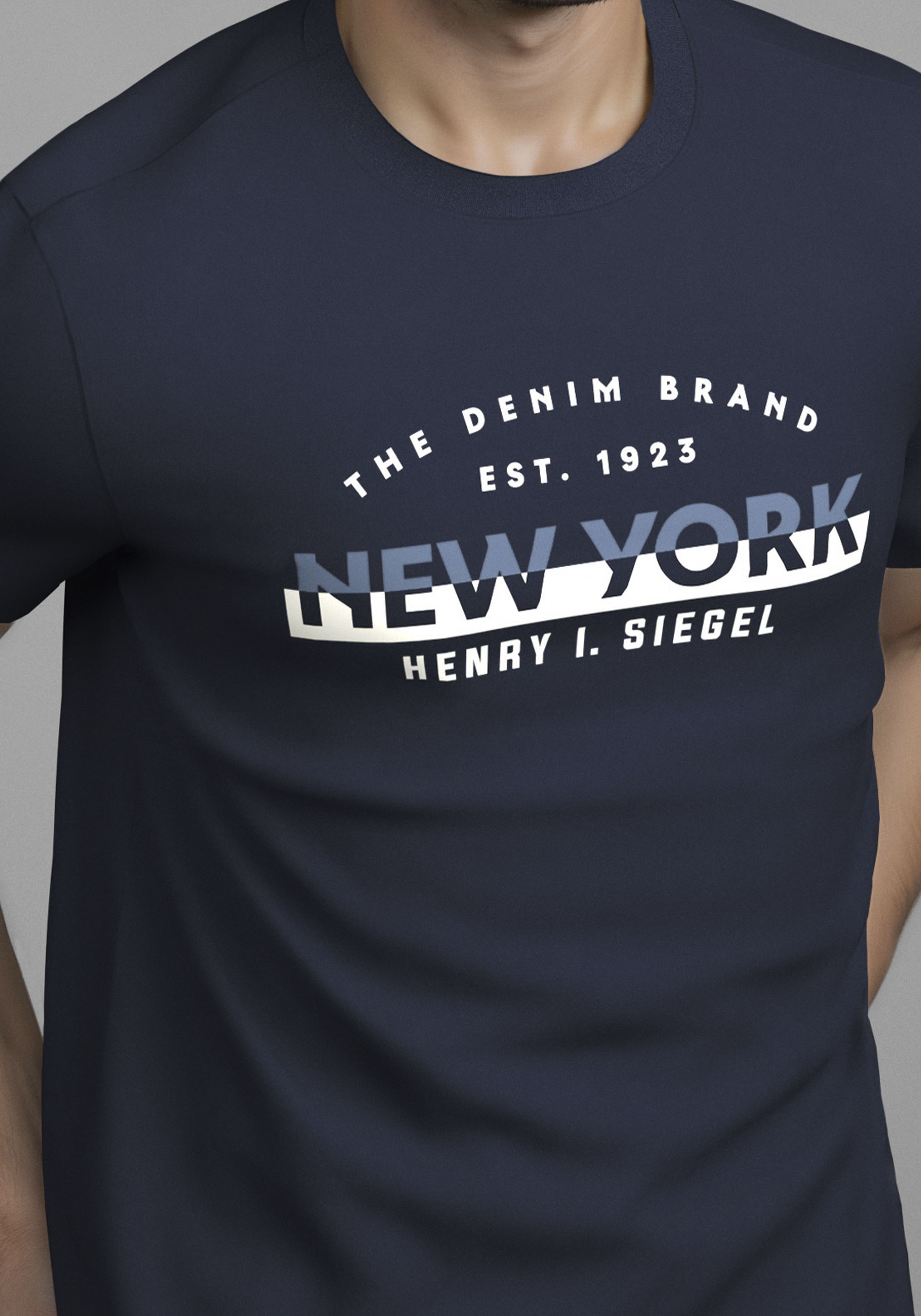 Thumbnail - H.I.S Rundhalsshirt "Neue Kollektion" mit Print